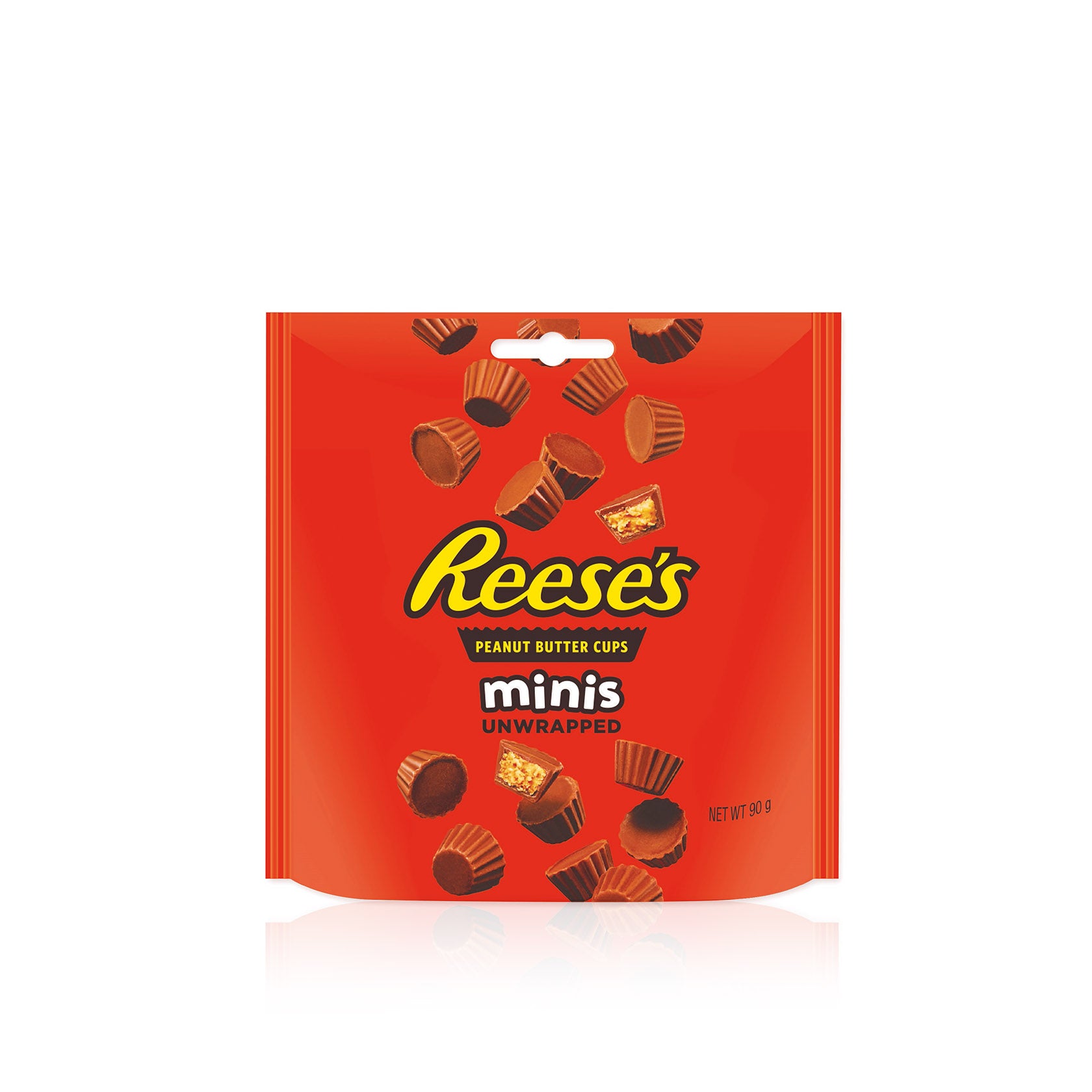 Reese's Snack Chocolate com Manteiga Amendoim Mini 90 gr
