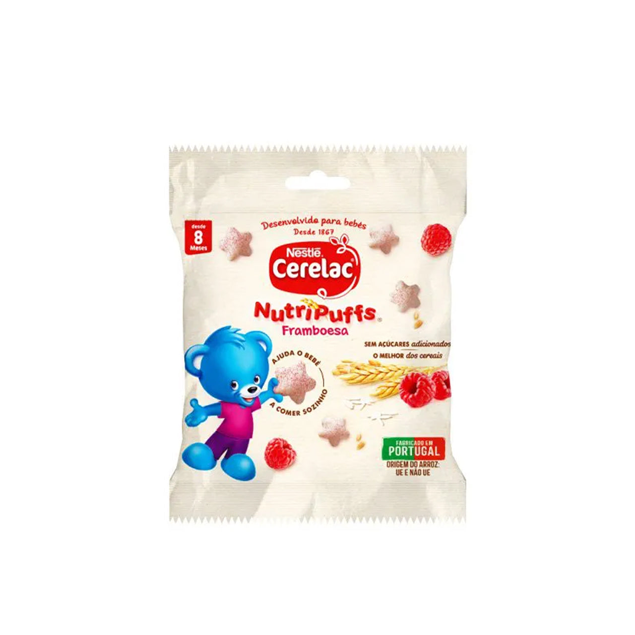Nestlé Cerelac Nutripuffs Framboesa 7 gr