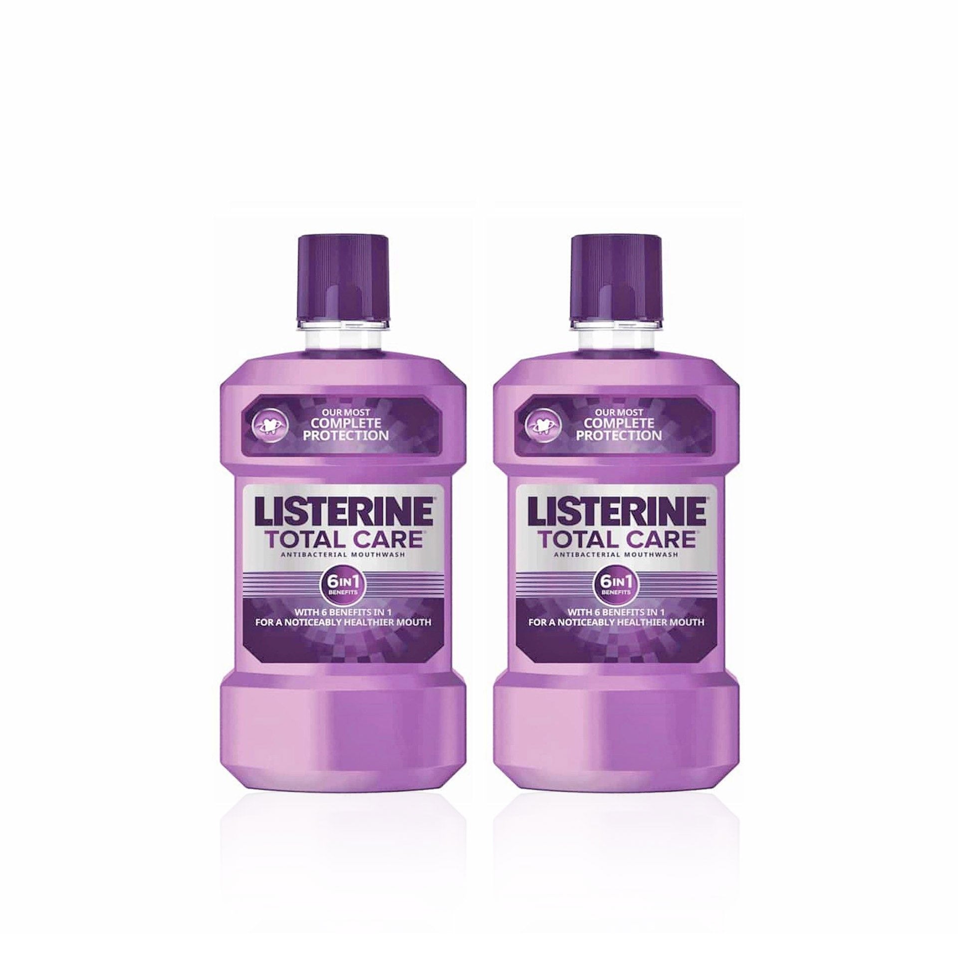 Listerine Elixir Bucal Total Care 500 ml - Pack 2 x 500 ml