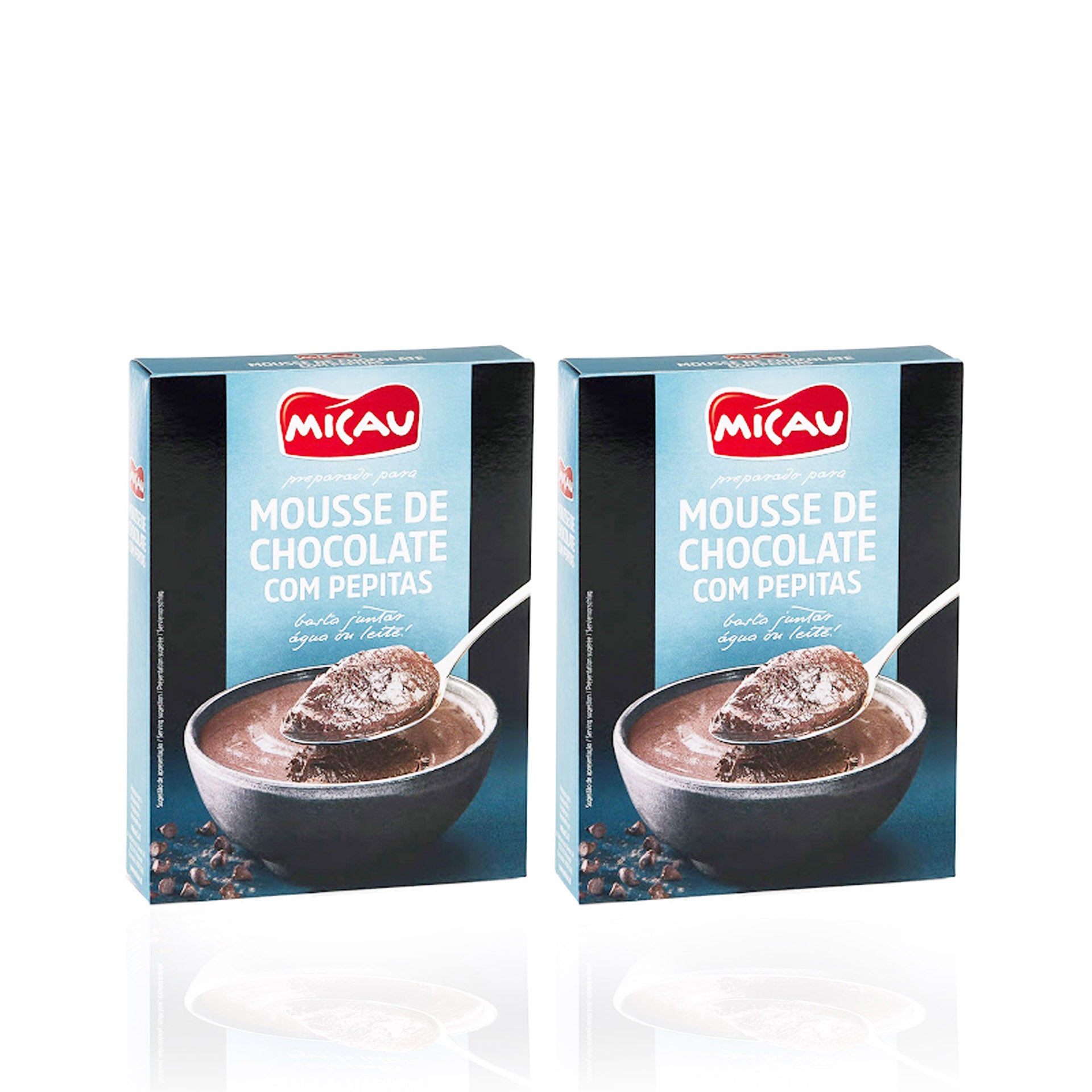 Micau Mousse de Chocolate com Pepitas 145 gr - Pack 2 x 145 gr