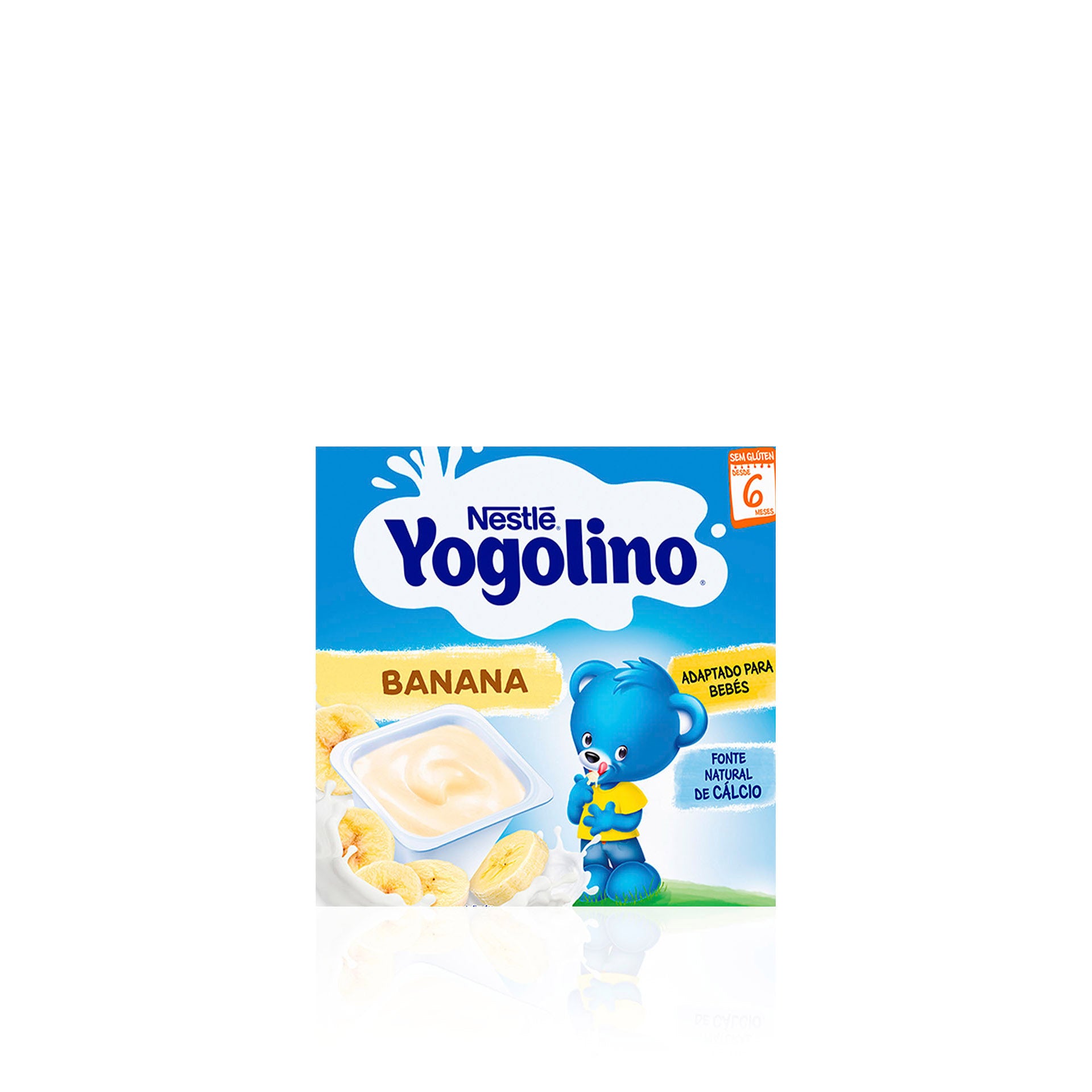 Nestlé Yogolino Banana (+6 meses) Sem Glúten Pack 4 x 100 gr