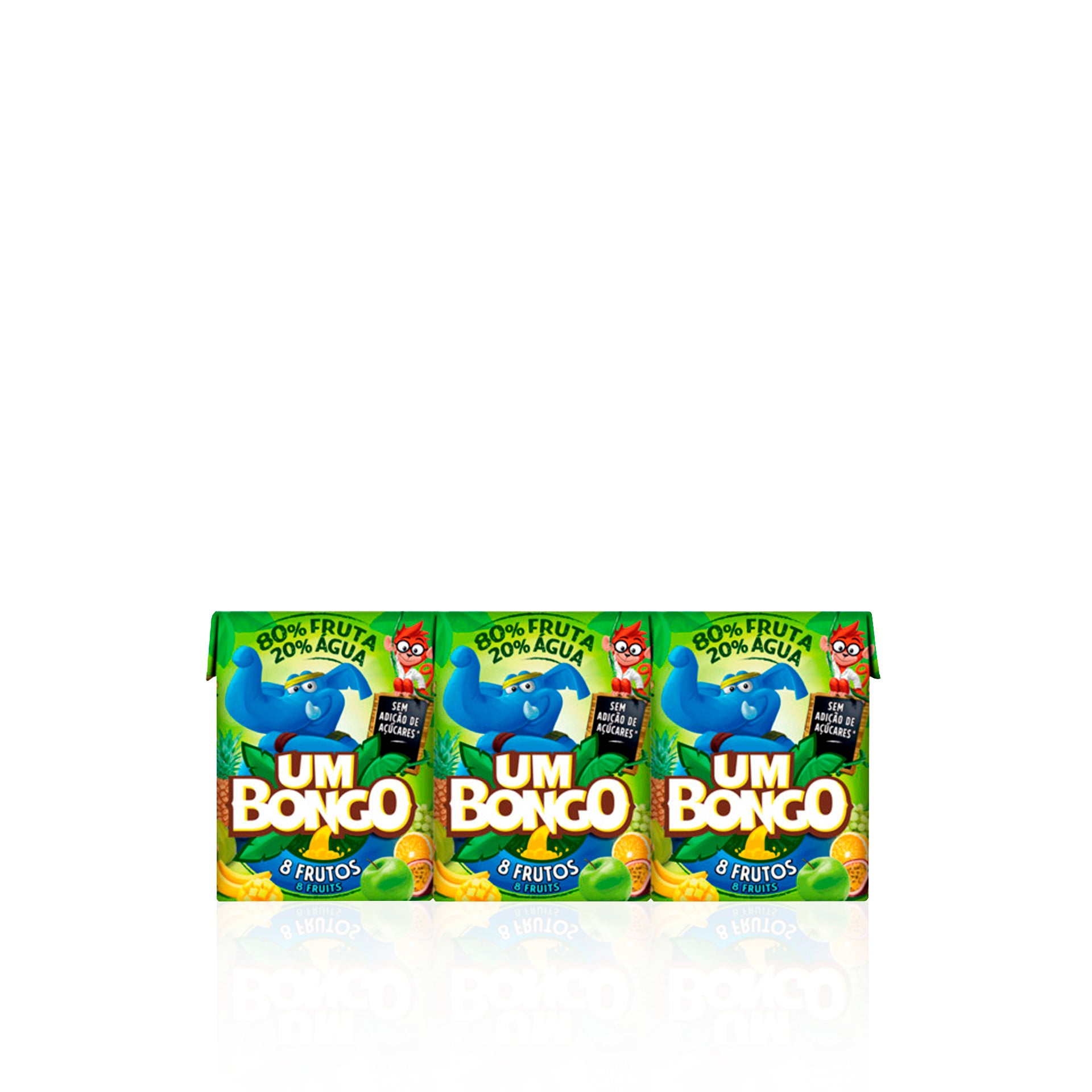 Um Bongo Néctar 8 Frutos - Pack 3 x 20 cl