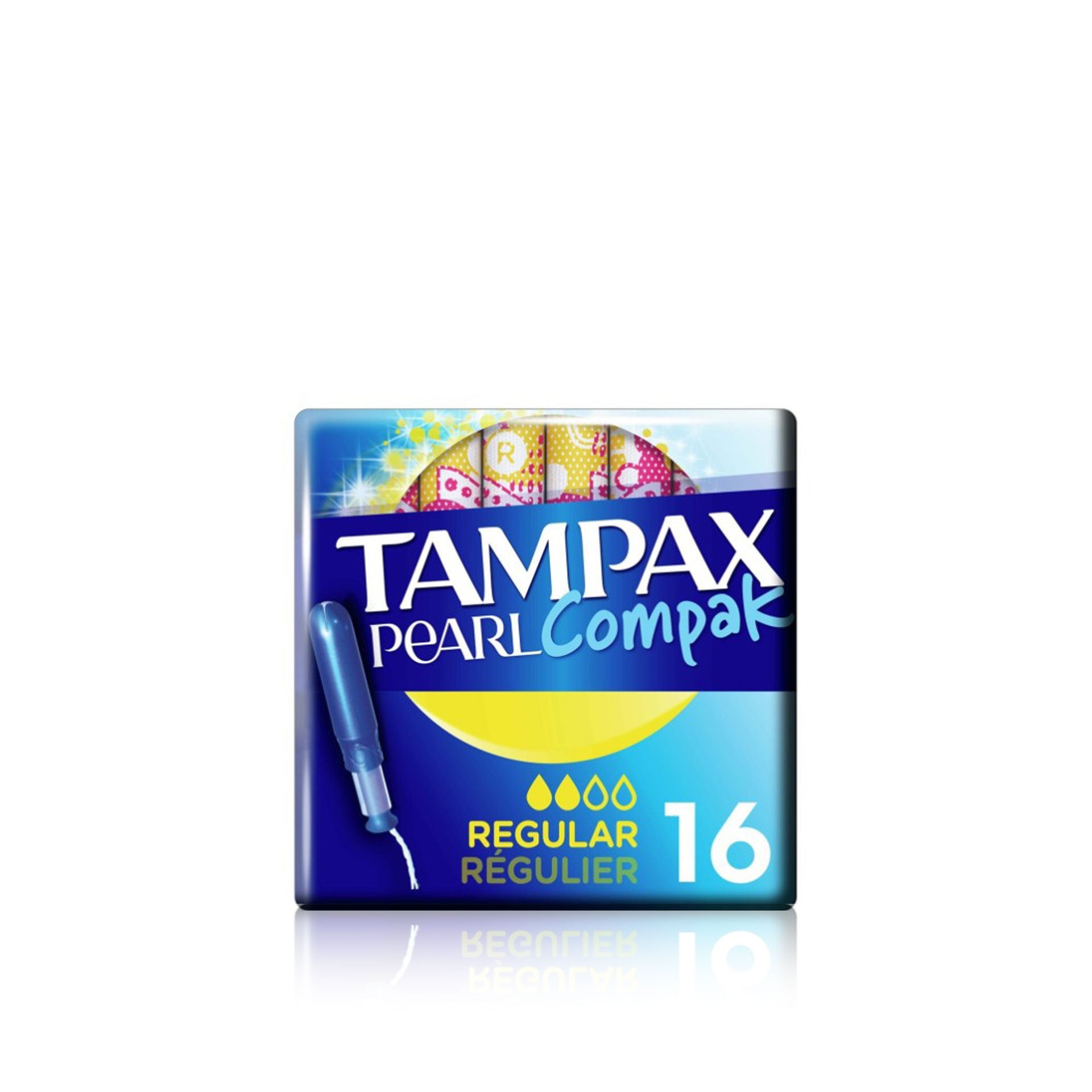 Tampax Tampões com Aplicador Pearl Compak Regular 16 un