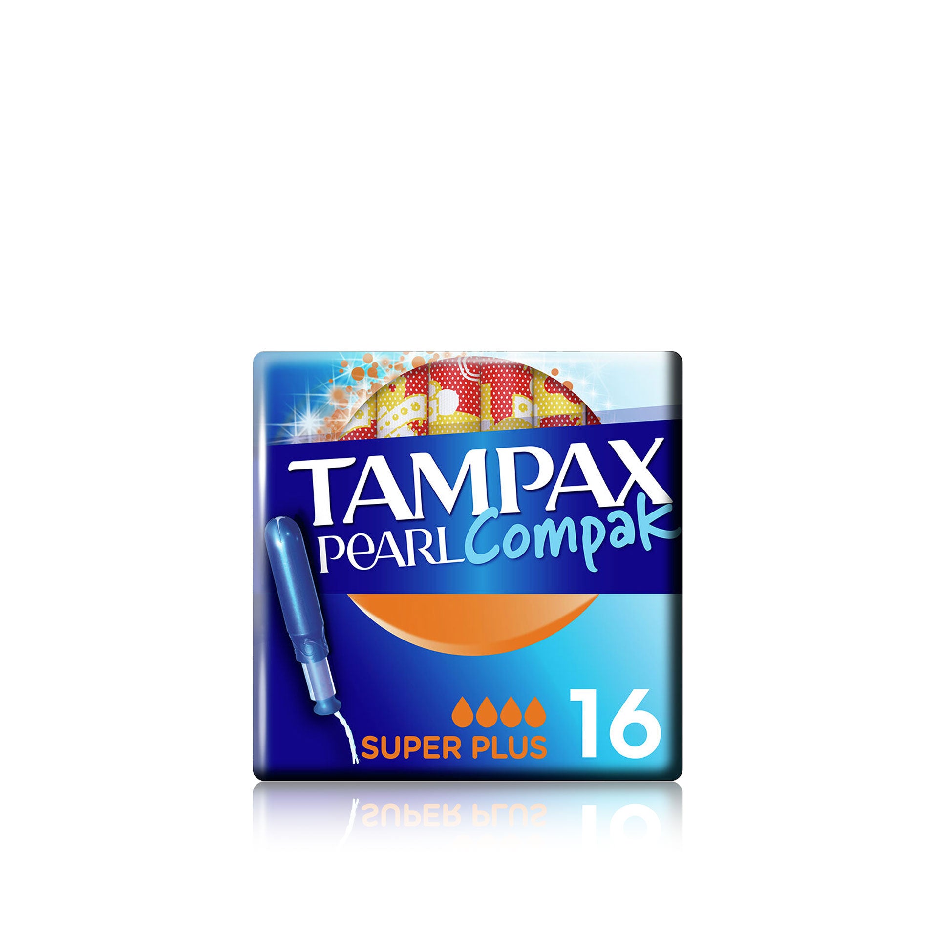 Tampax Tampões com Aplicador Pearl Compak Super Plus 16 un