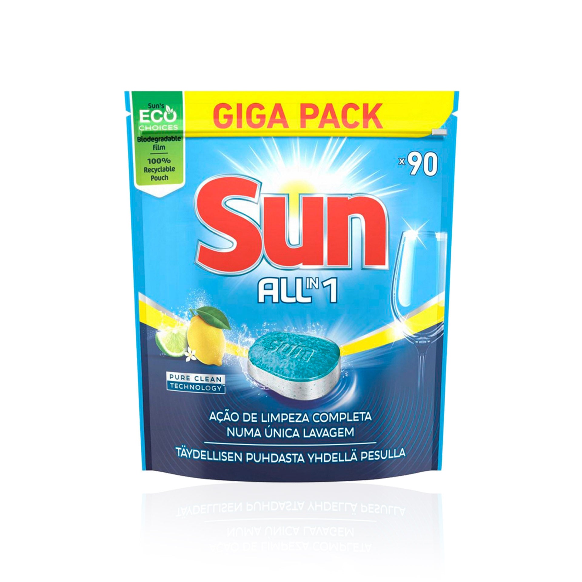 Sun Tabs All-In-One Limão 90 Pastilhas
