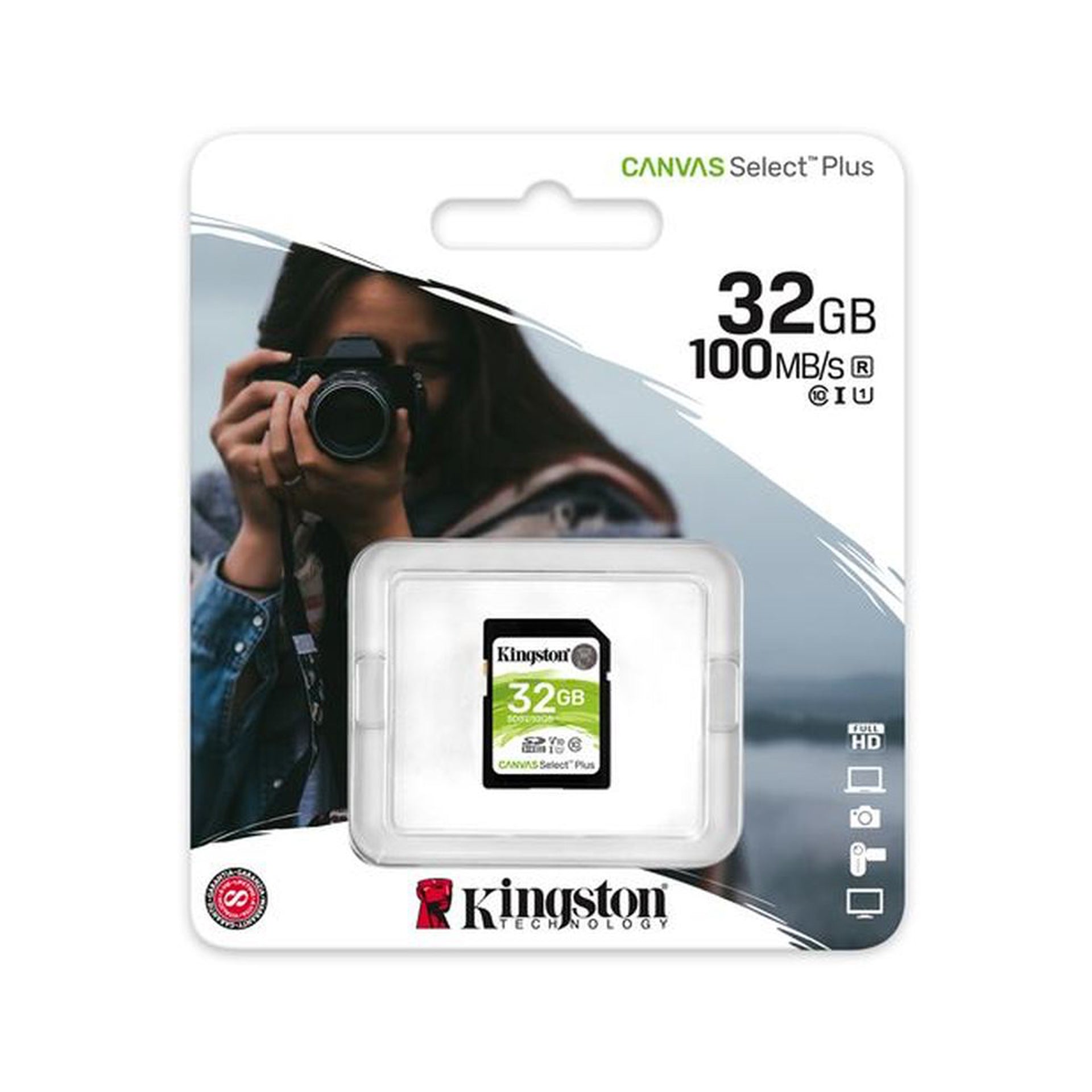 Kingston 32 GB SD Canvas Select Plus Class