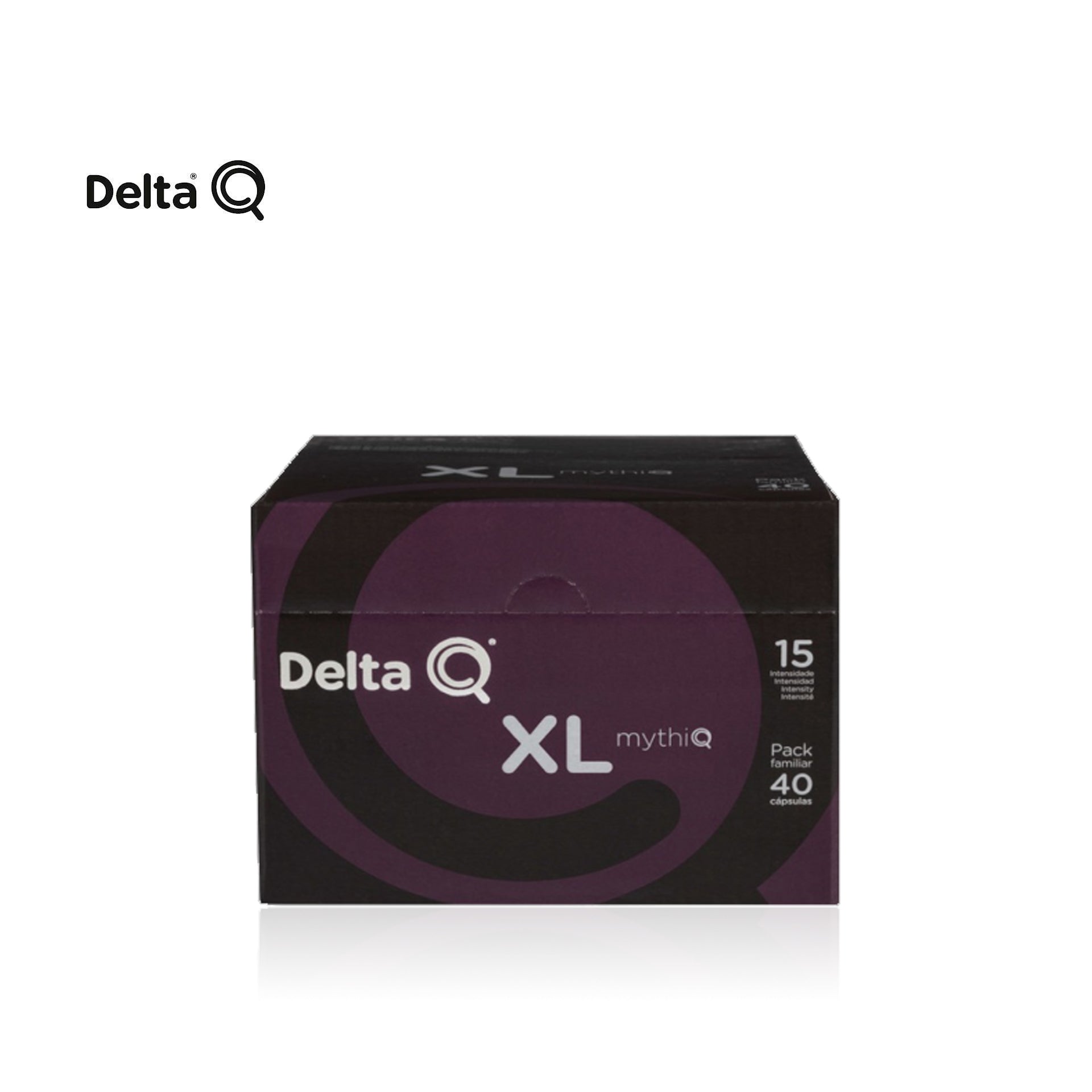 Delta Q Café Cápsulas mythiQ Intensidade 15 Pack XL - 40 un