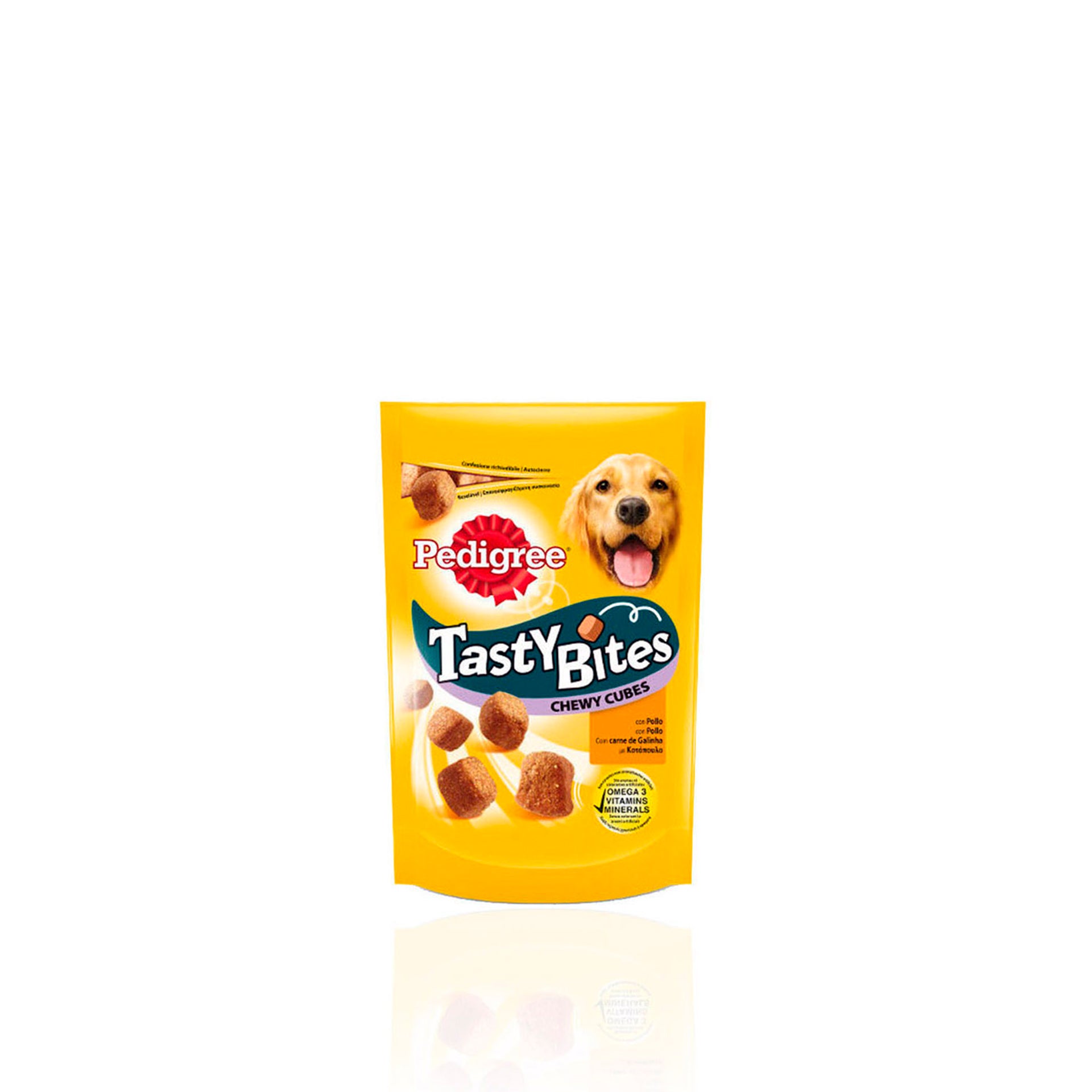 Pedigree Snack para Cão Tasty Bites Chewy Cubes 130 gr