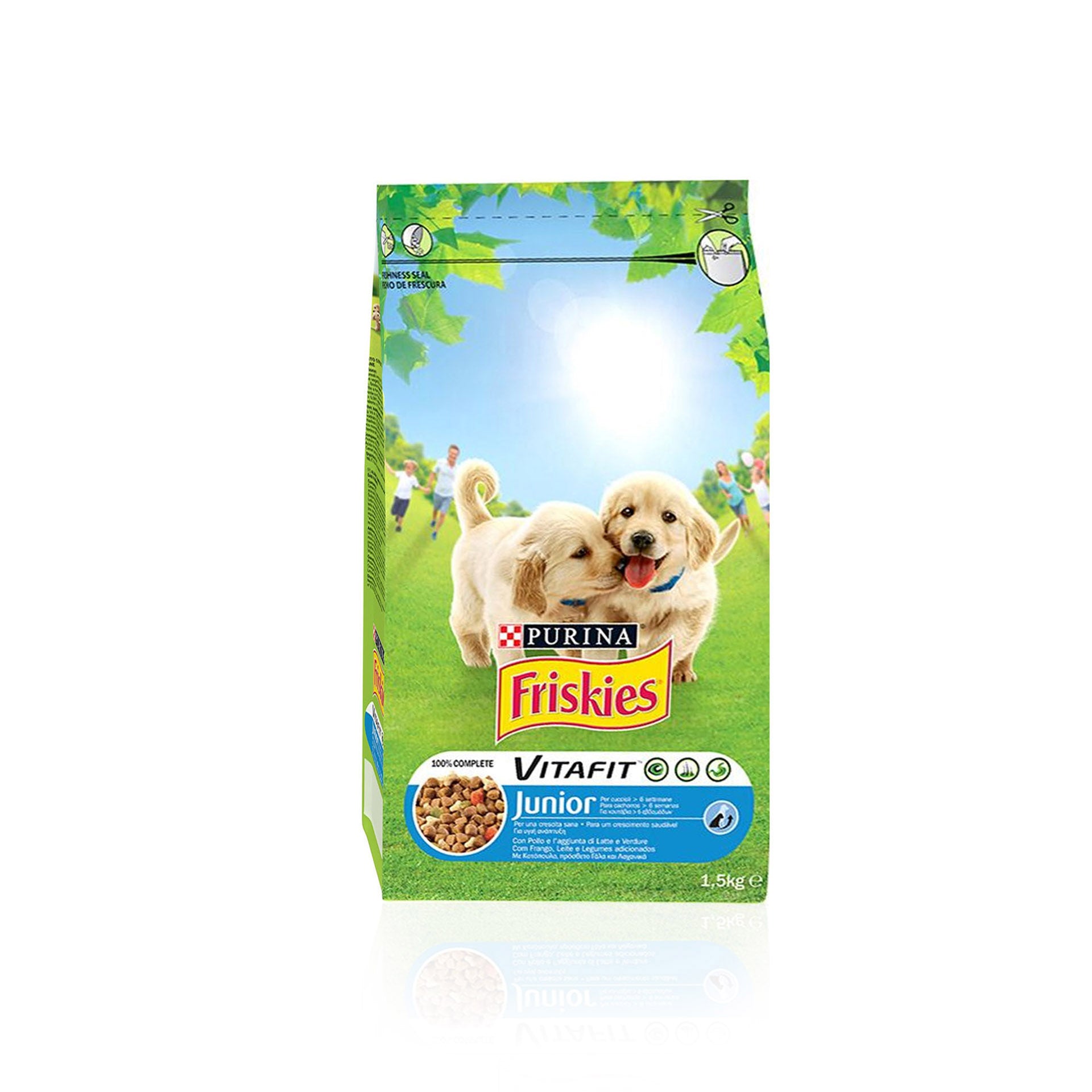 Purina Friskies Ração para Cachorro Frango, Leite e Vegetais 1,5 kg