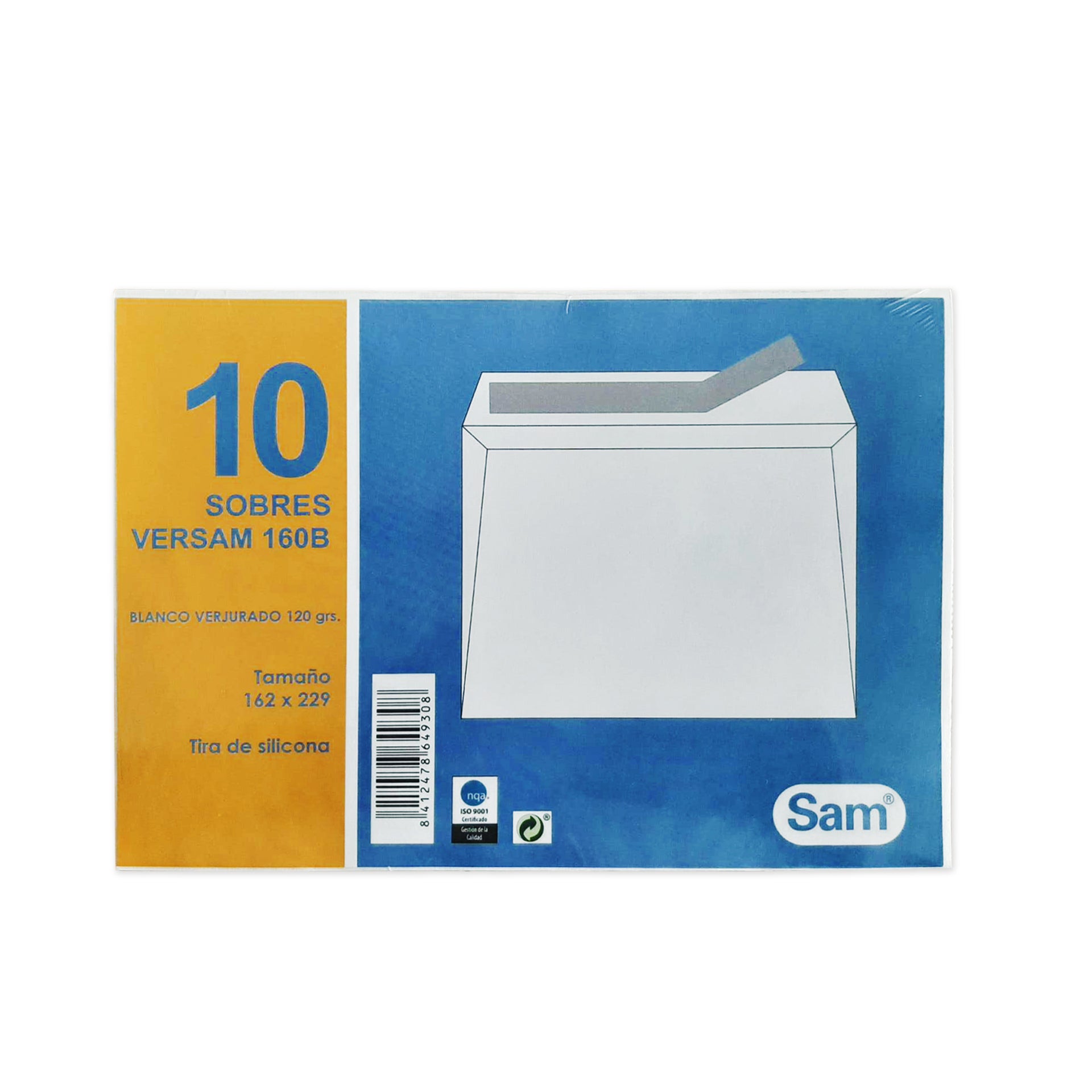 Sam Pack 10 Envelopes C5 Papel Brancos
