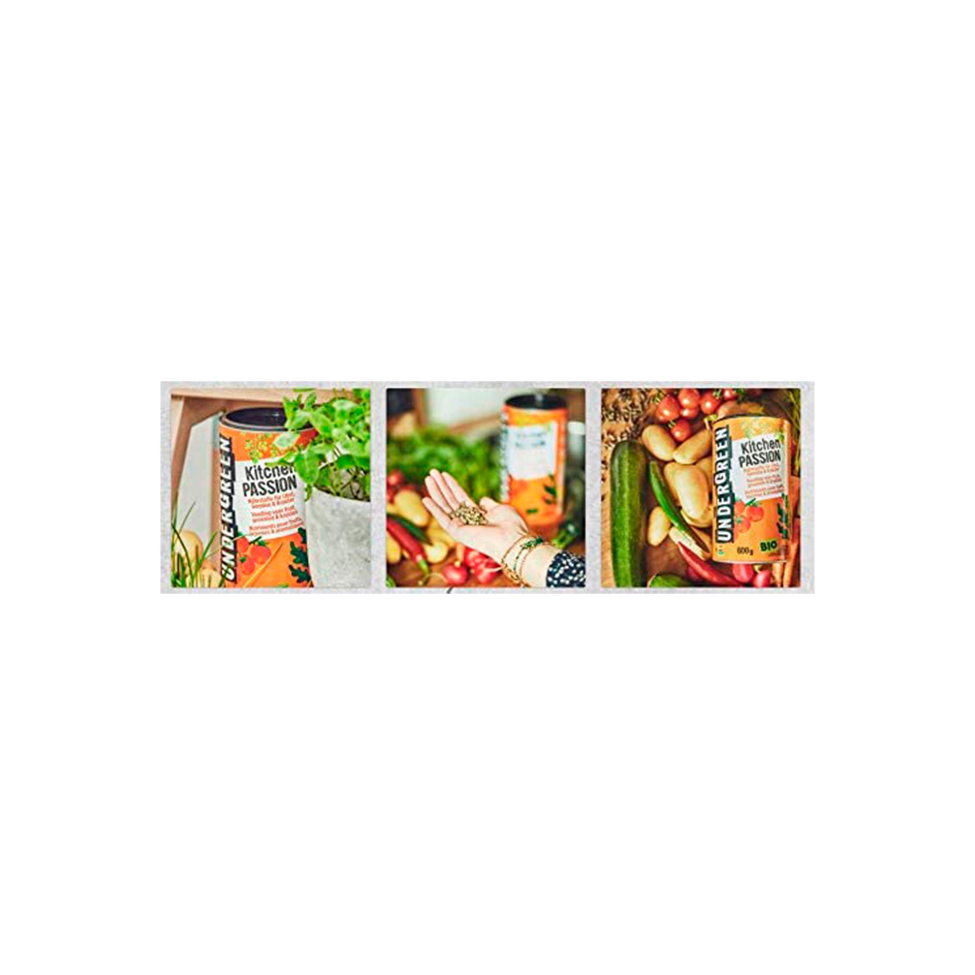 COMPO Undergreen Kitchen Passion - Nutrientes para Frutas, Vegetais e Plantas Aromáticas 600 gr