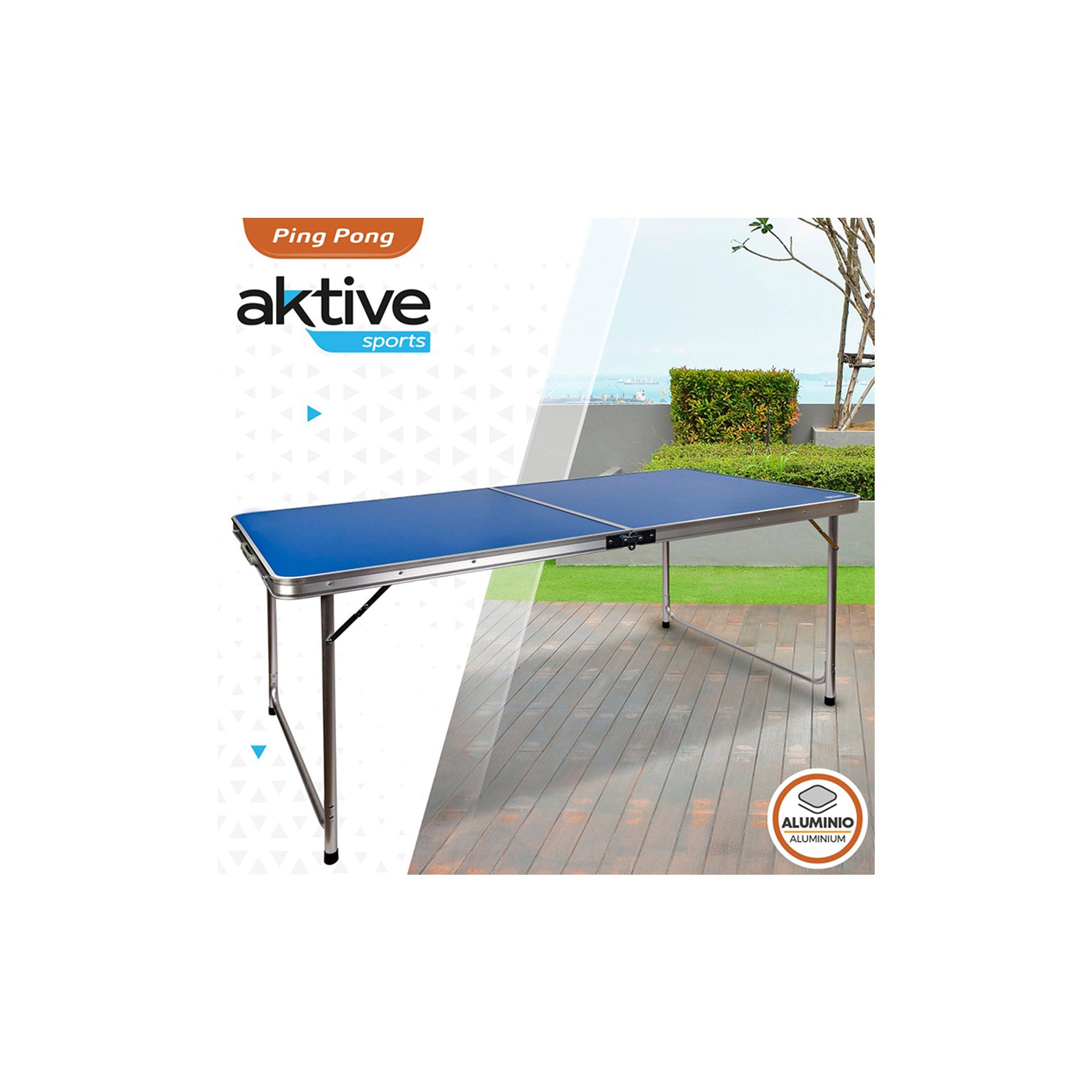 Aktive Sports Mesa Ping-Pong Dobrável
