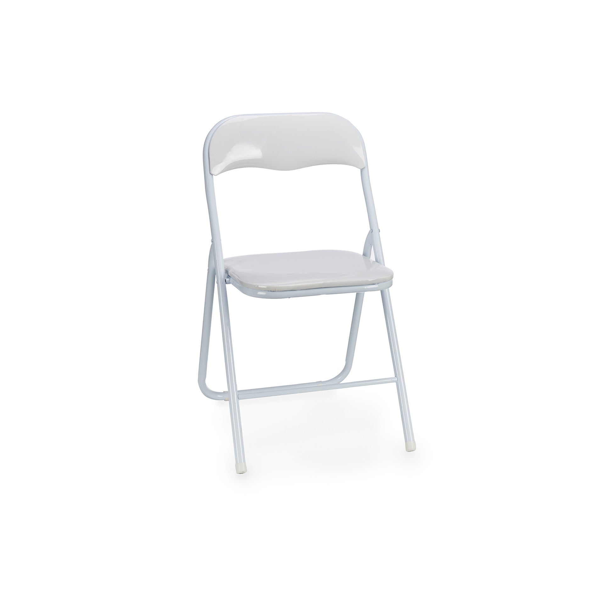 Cadeira Dobrável Branco Brilho 44 x 79 x 45 cm