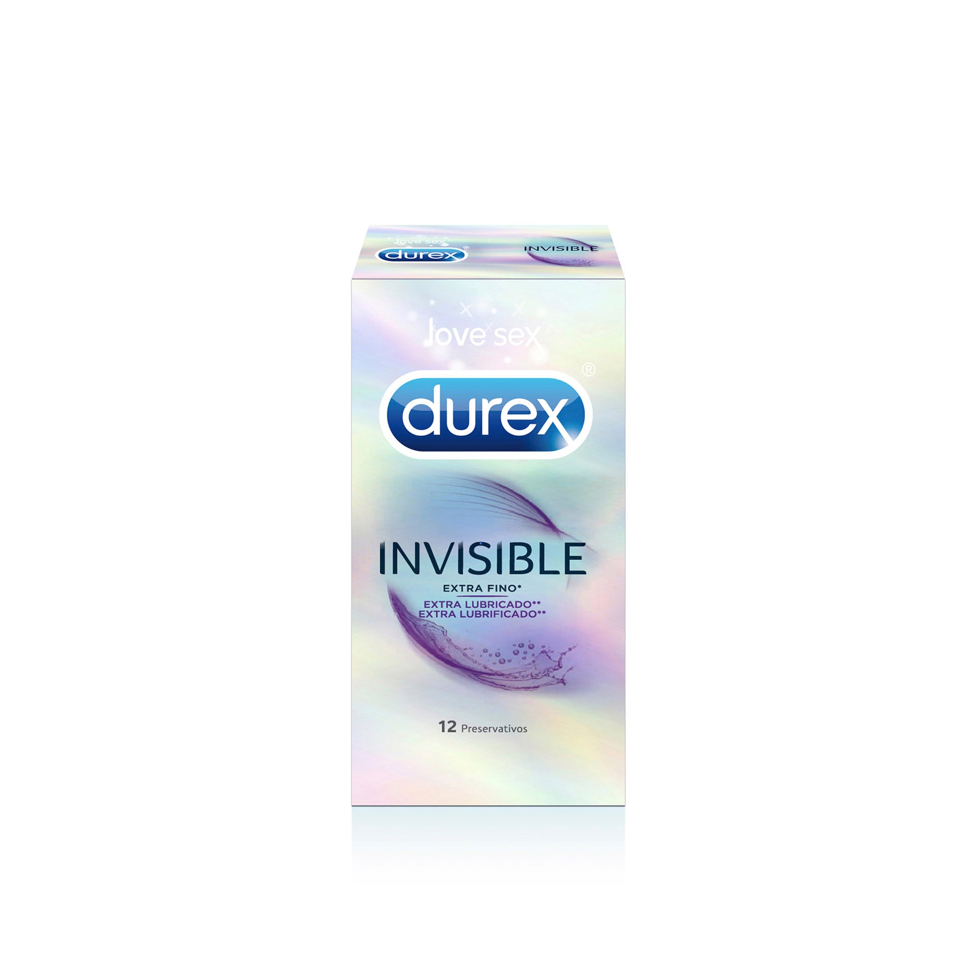 Durex Preservativos Invisible Lubrificado 12 un