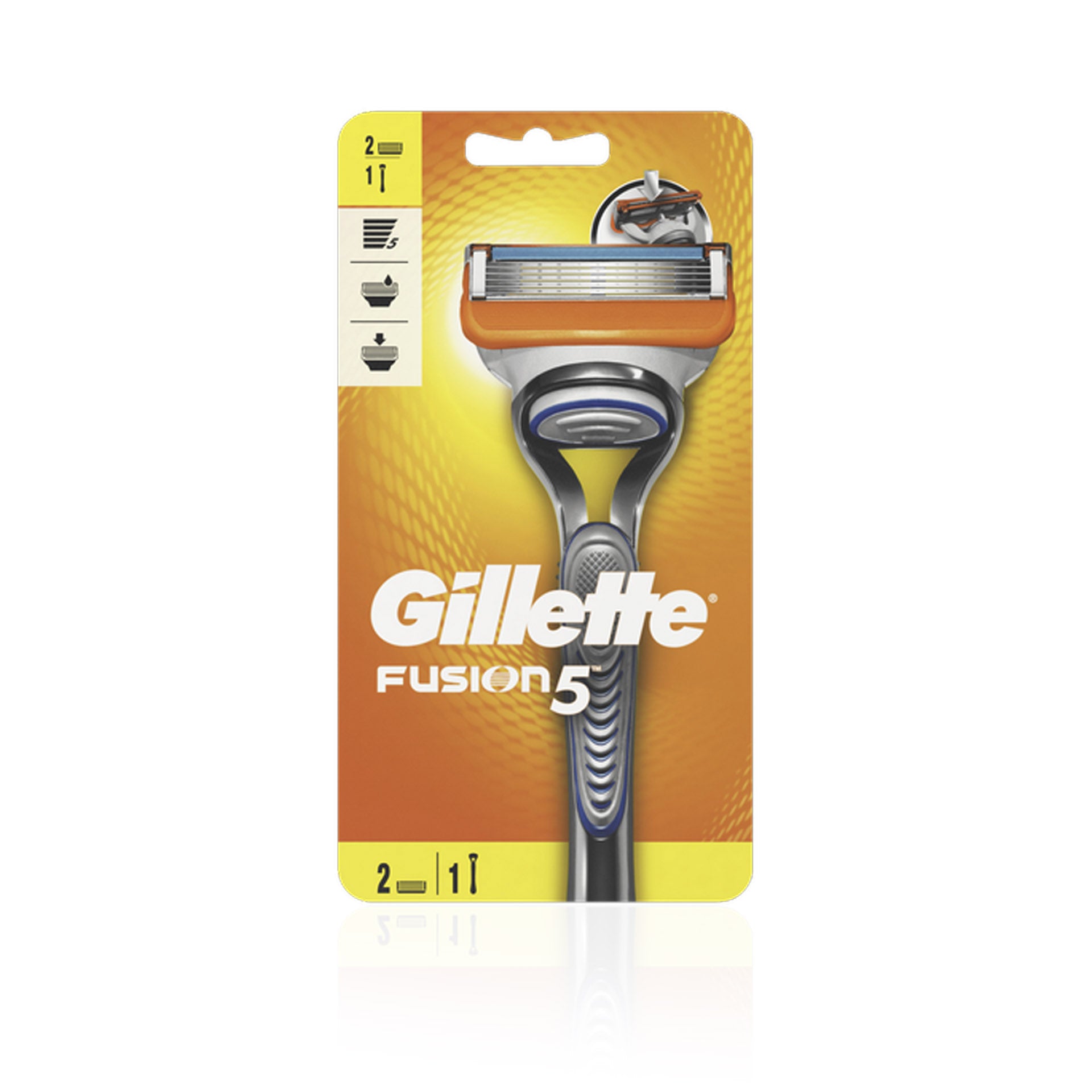 Gillette Máquina de Barbear Fusion + Recarga