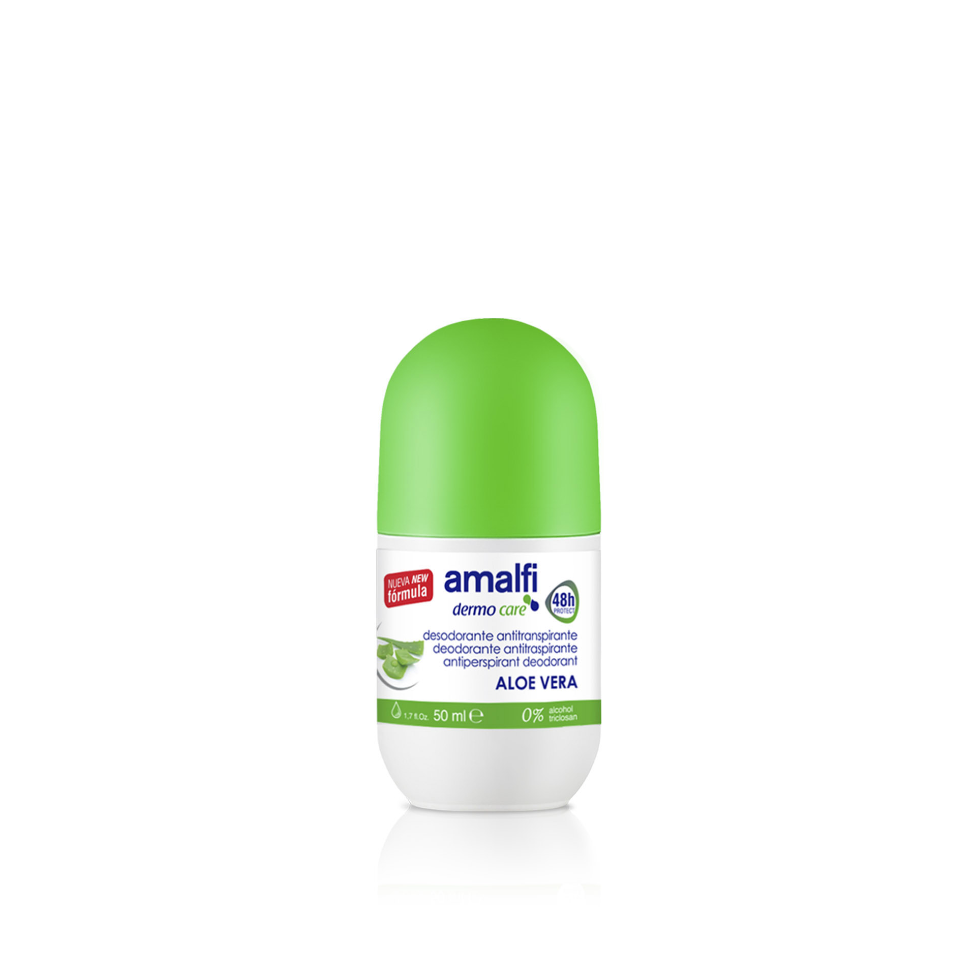 Amalfi Desodorante Roll-On Aloe Vera 50 ml - Pack 3 x 50 ml