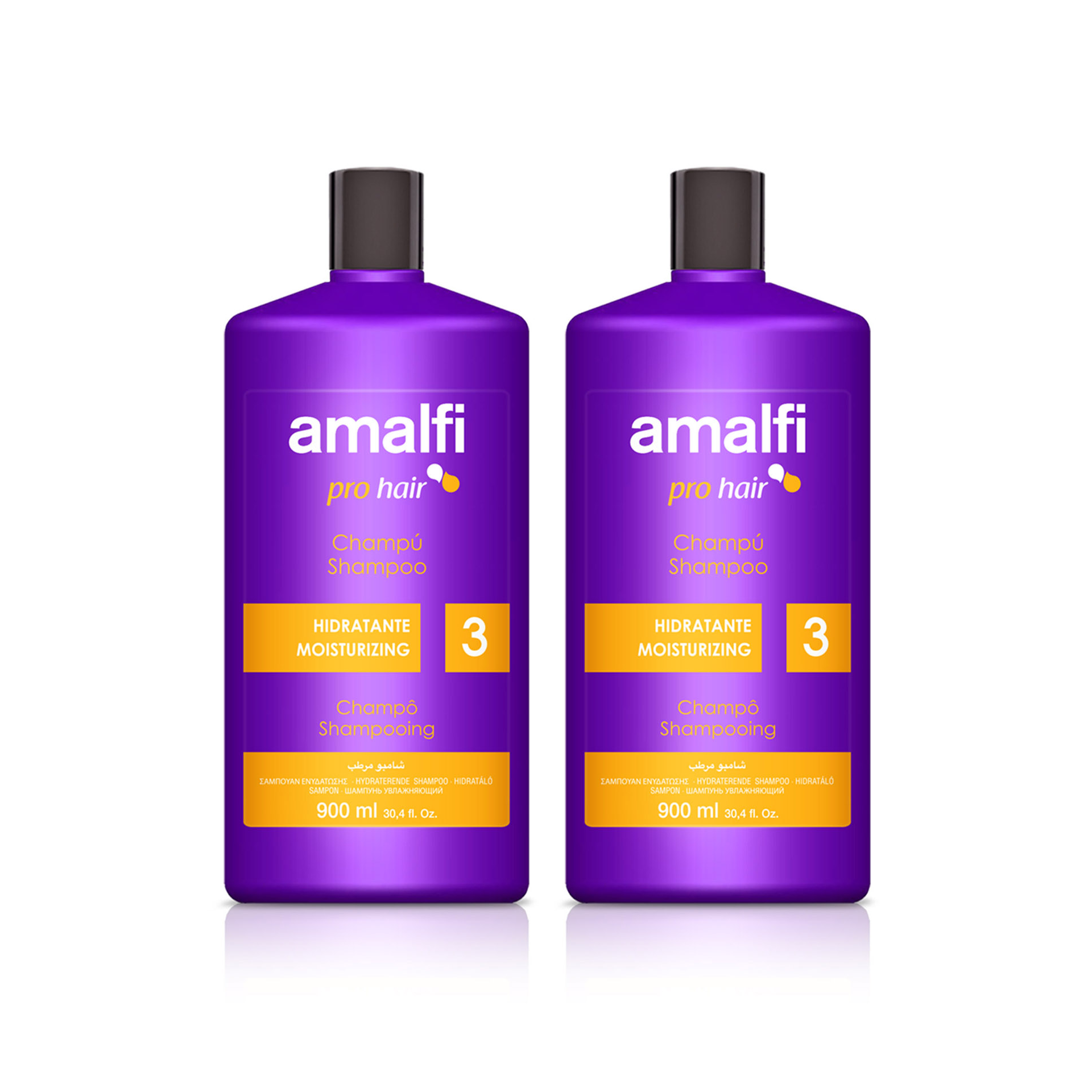 Amalfi Champô Profissional Hidratante 900 ml - Pack 2 x 900 ml