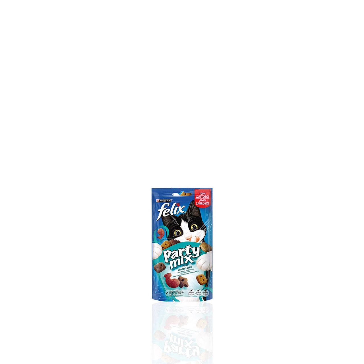 Purina Felix Cat Snack Party Mix Ocean Mix 60 gr - Pack 4 x 60 gr