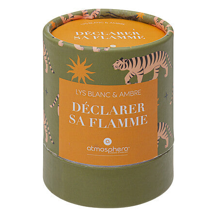 HKH Vela Perfumada Lys Blanc & Ambre Copo Vidro