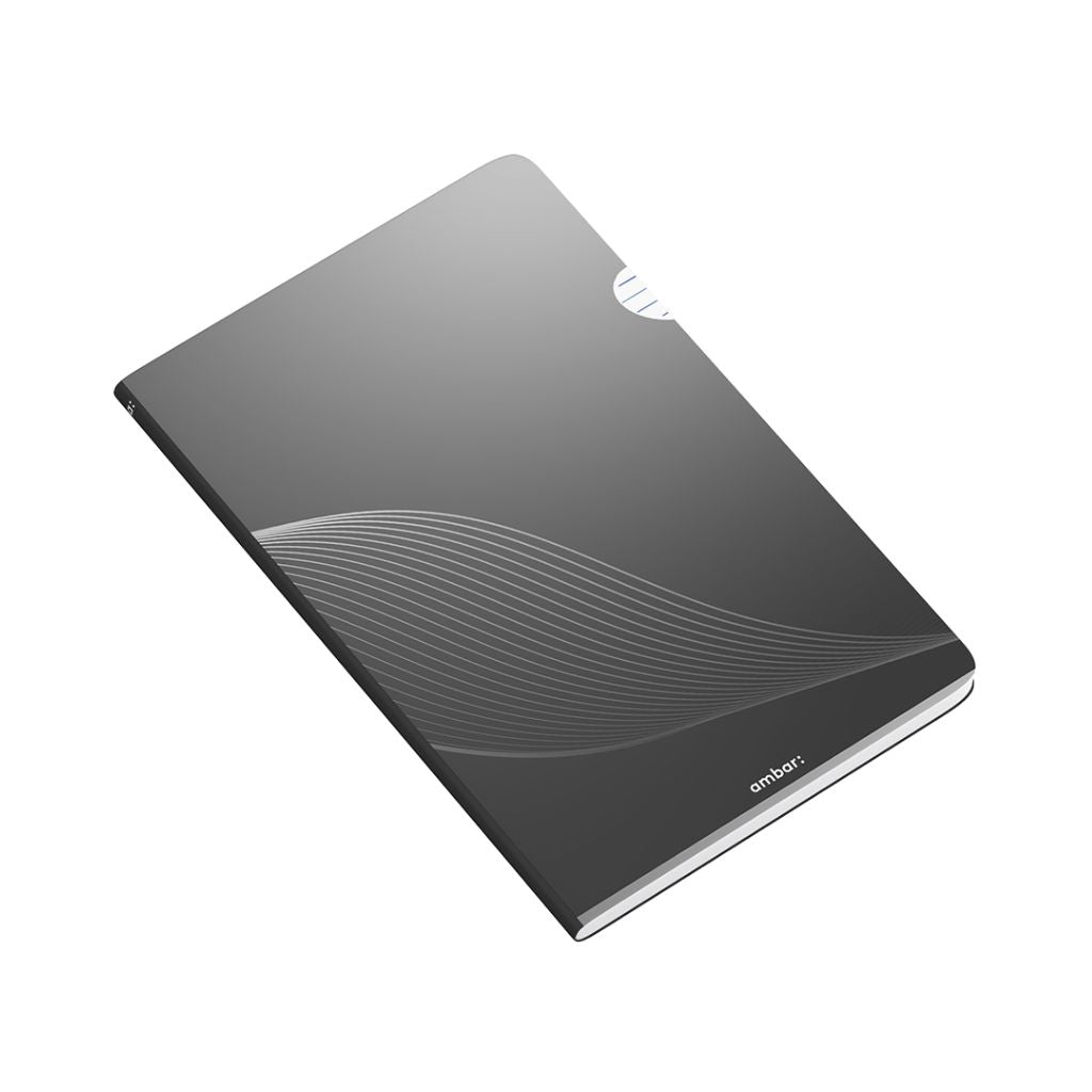 Ambar School Caderno Agrafado A4 90g 48f Pautado - Preto