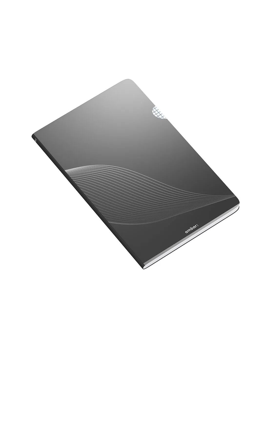 Ambar School Caderno Agrafado A4 90g 48f Quadriculado - Preto