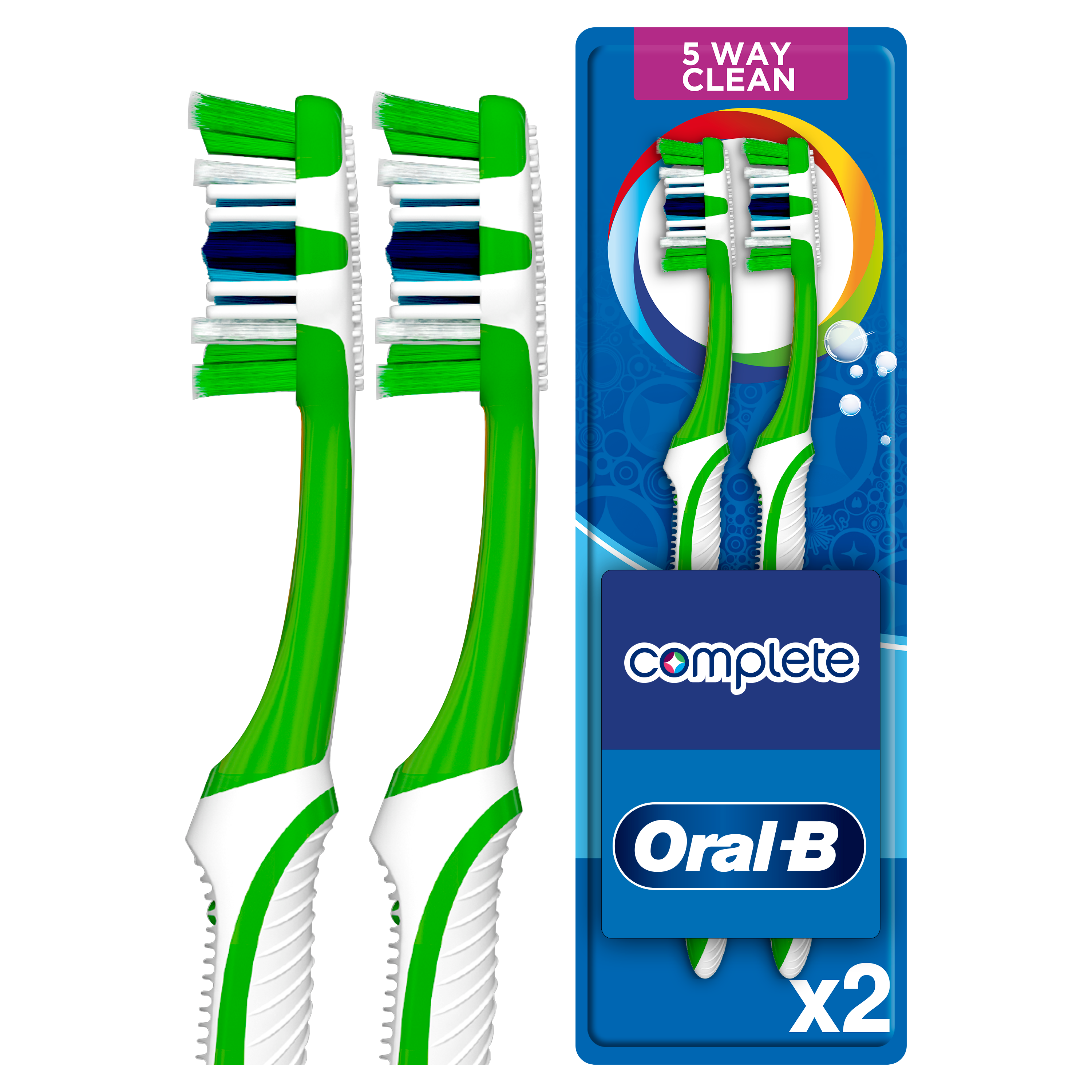 Oral-B Cepillo Dental Completo 5Way Clean 2uds
