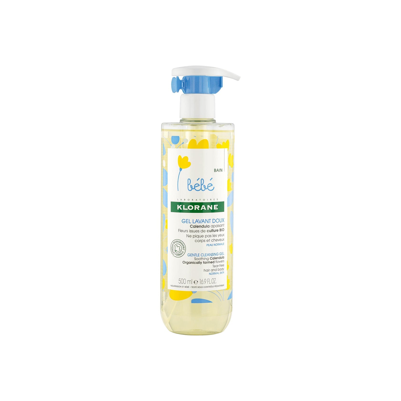 Klorane Baby Gentle gel de limpeza 500ml