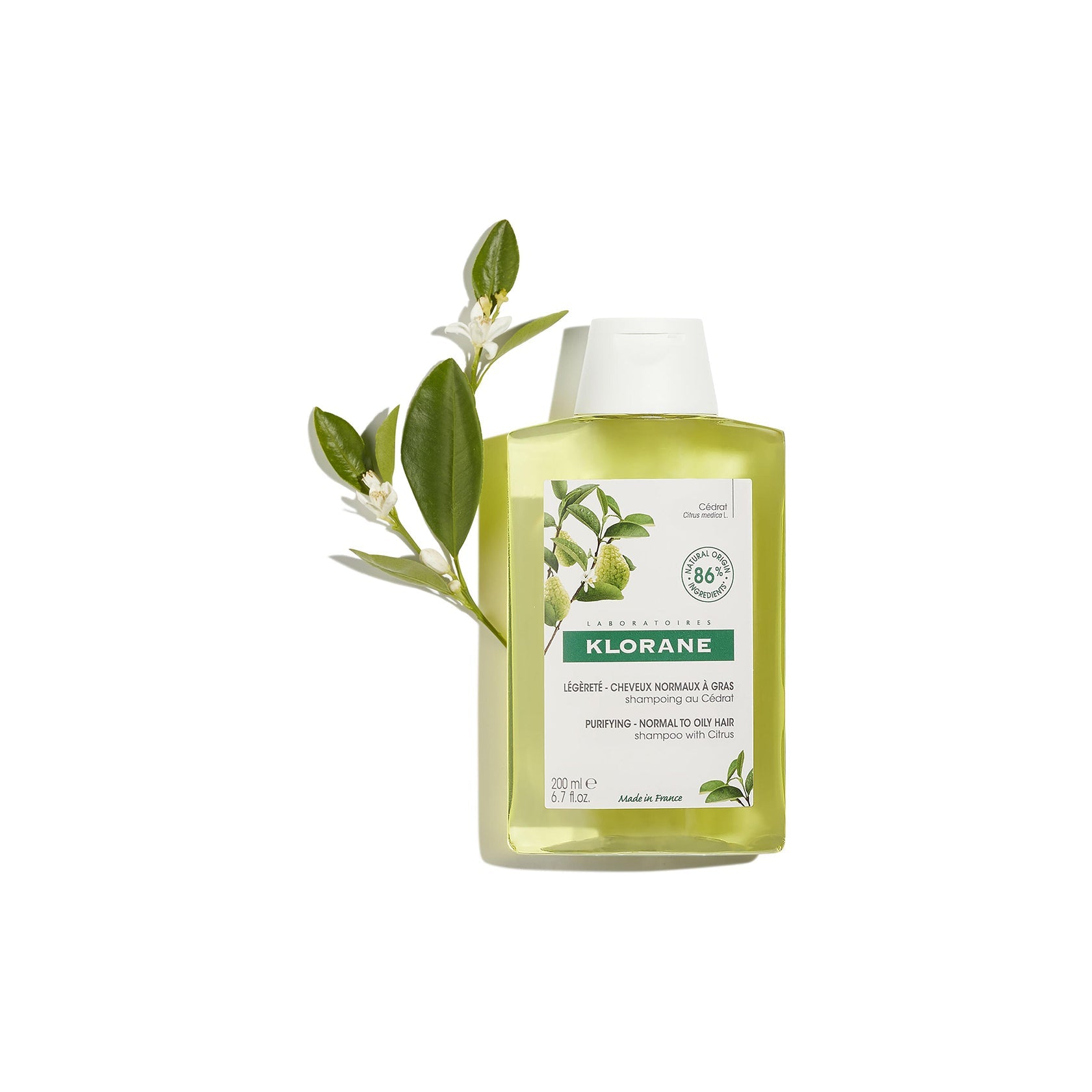 Klorane Purifying Champô with Citrus Pulp 400ml (13.53fl oz)
