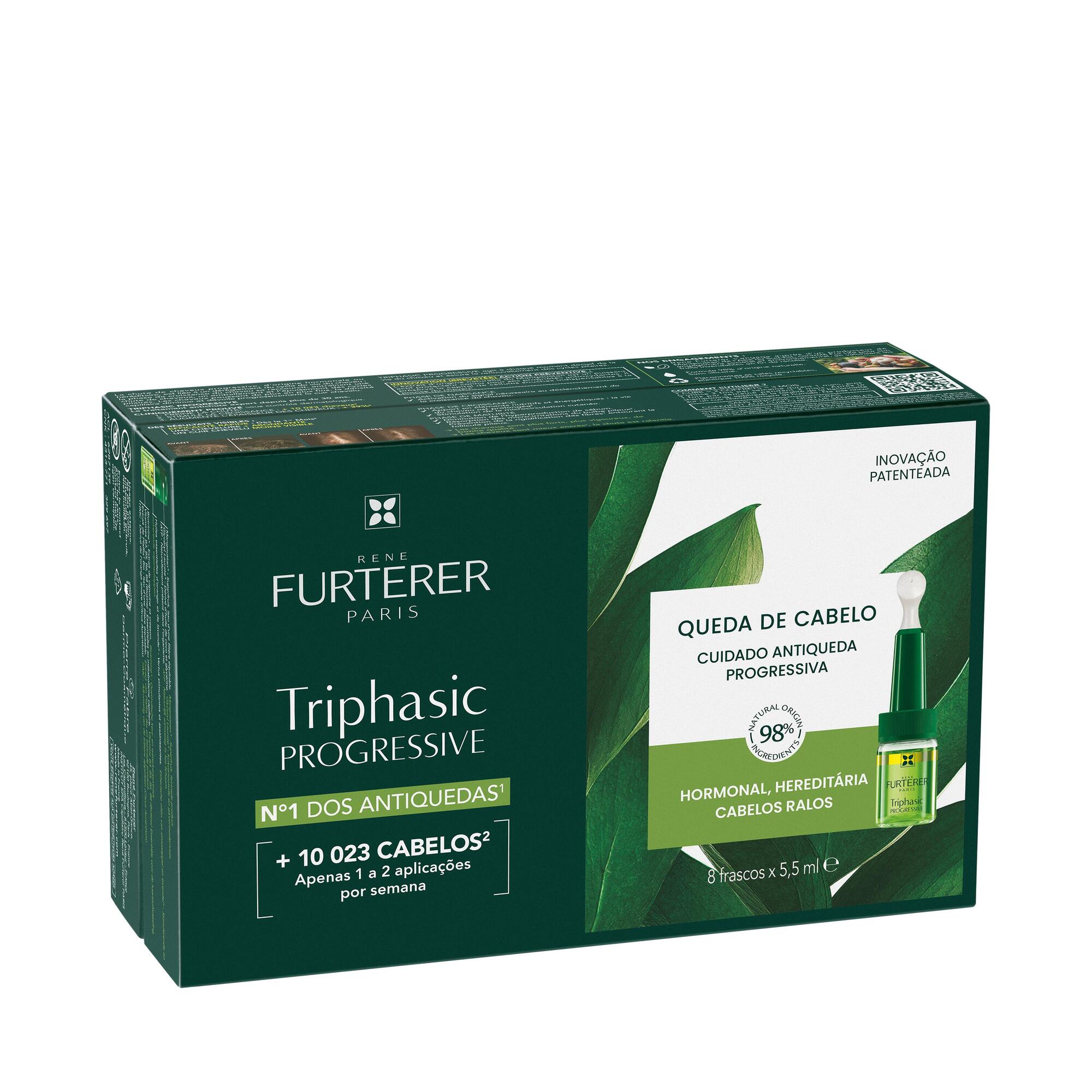 René Furterer Triphasic Progressive Anti Hair Loss Sérum 8x5.5ml (8x0.19fl oz)