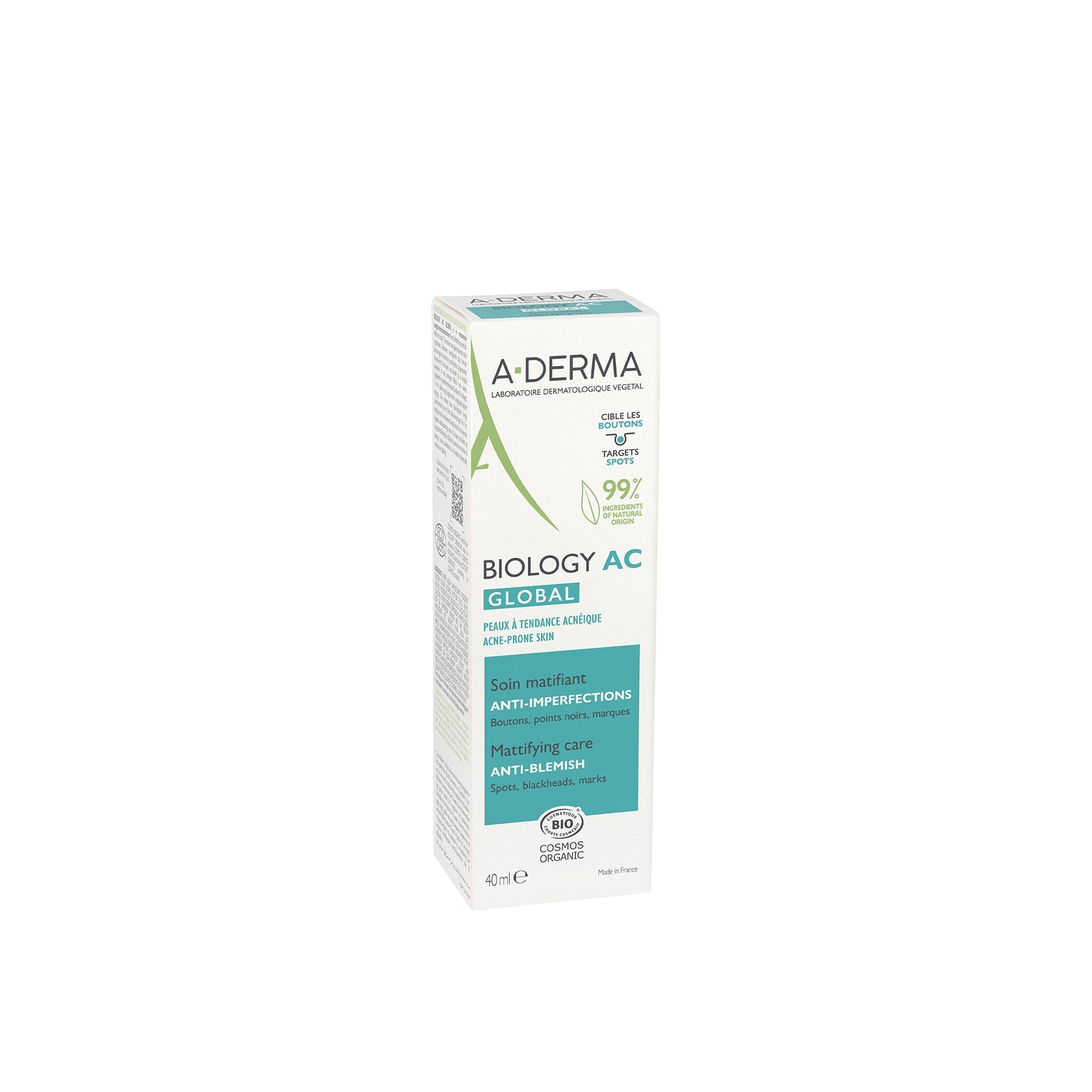 A-Derma Biology AC Global Anti-Blemish Mattifying Care 40ml (1.35 fl oz)