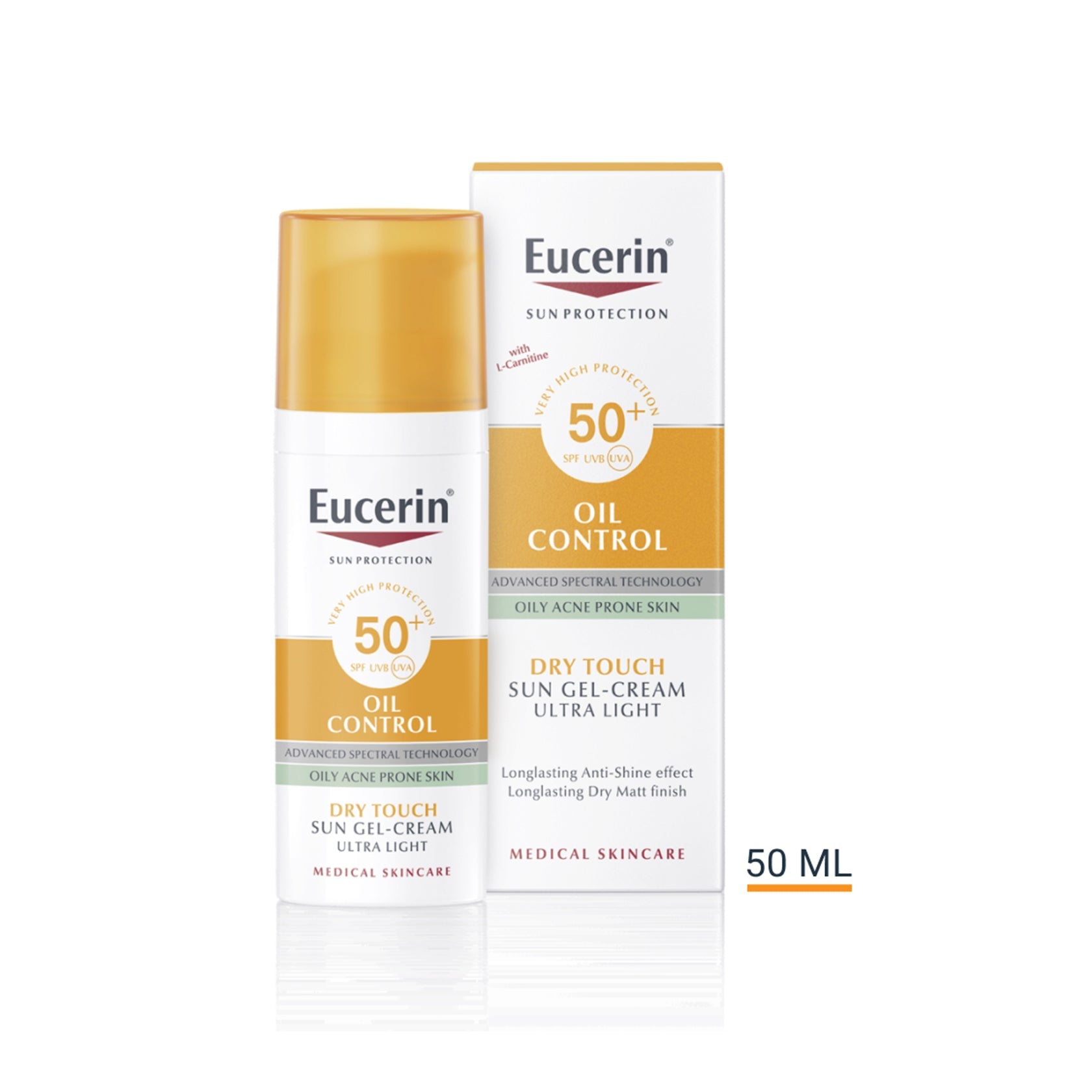 Eucerin Sun Gel-Creme Oil Control Dry Touch SPF50+ 50ml