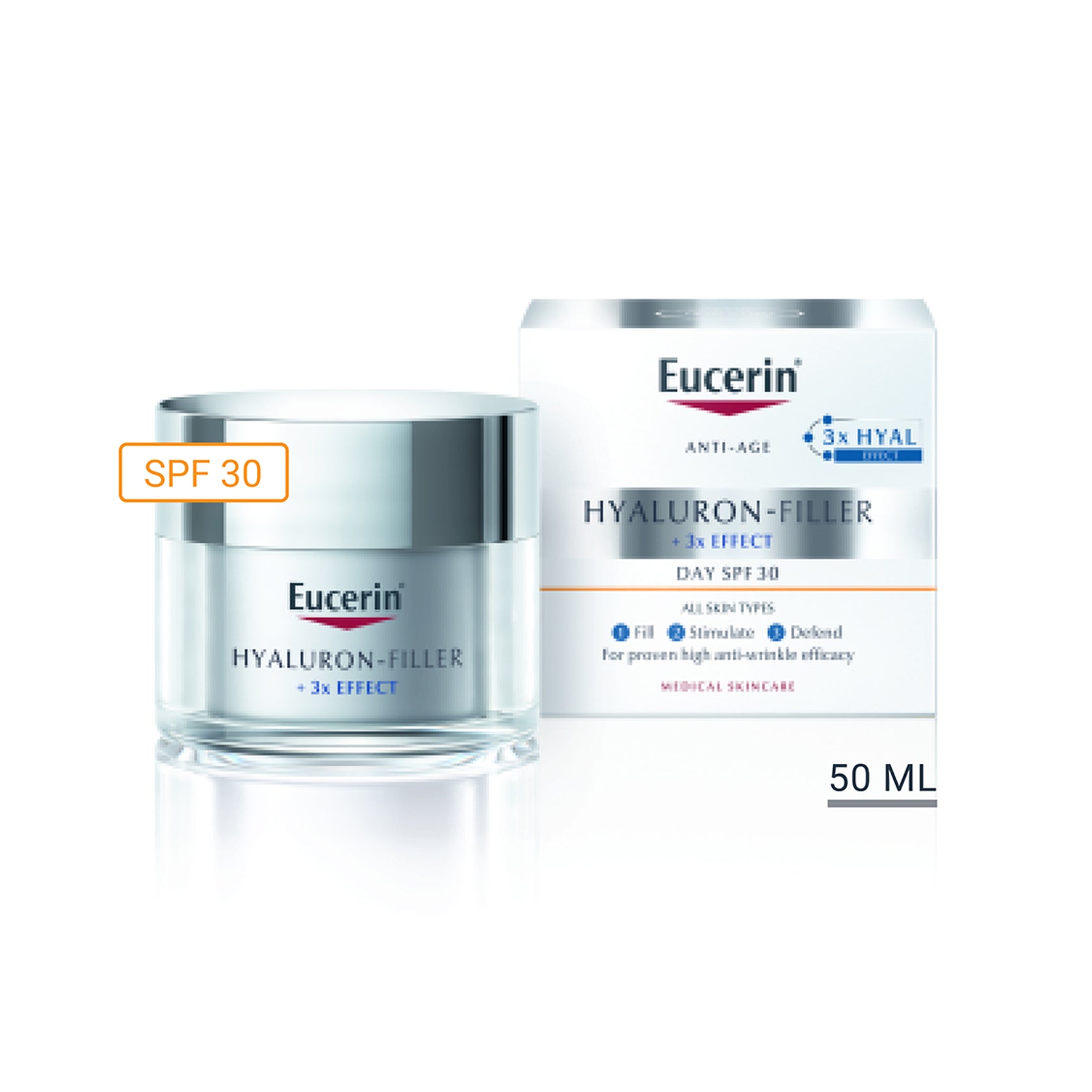 Eucerin Hyaluron-Filler creme de dia SPF30 50ml