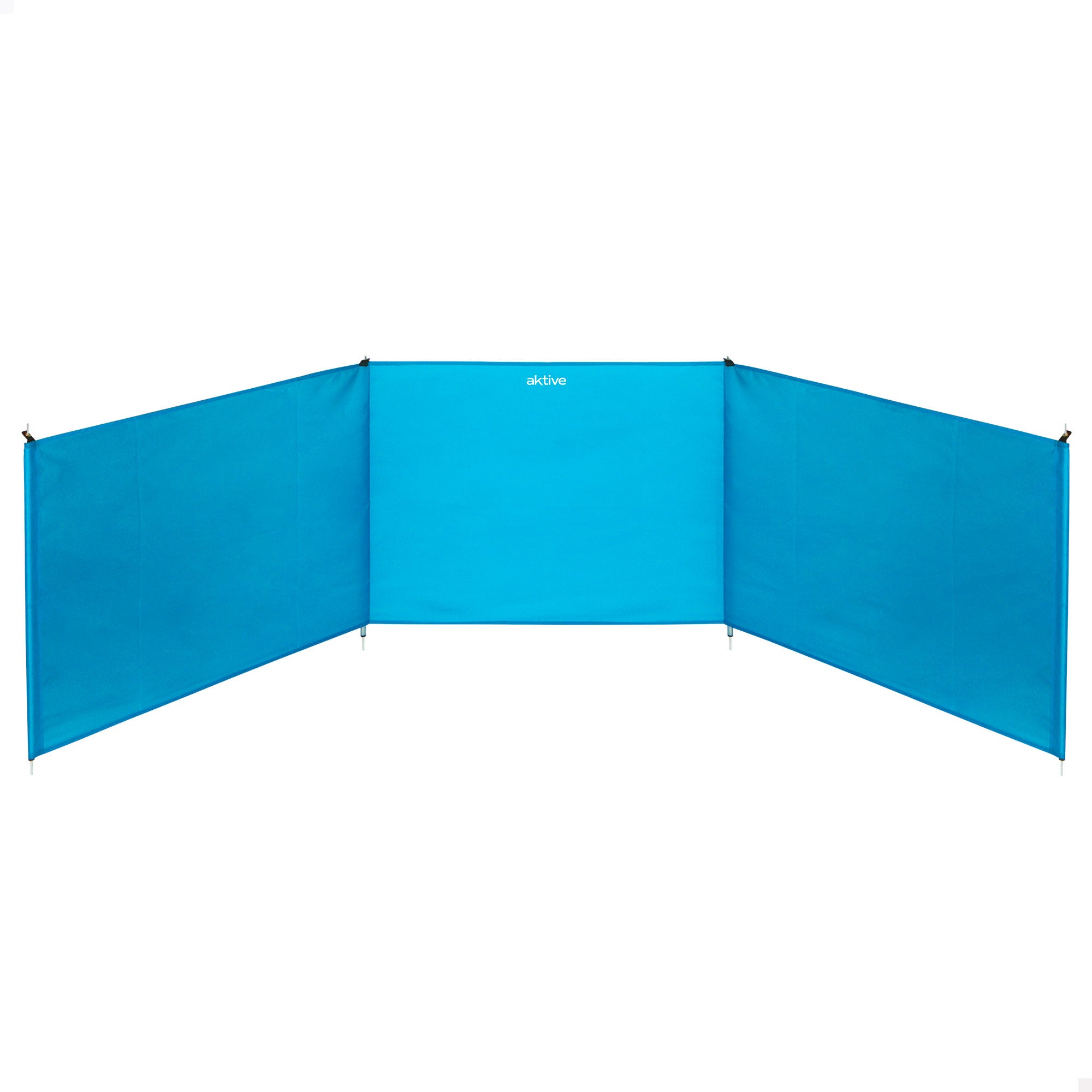 Aktive Pára-Vento Praia Dobrável 200 x 75 cm de Alumínio