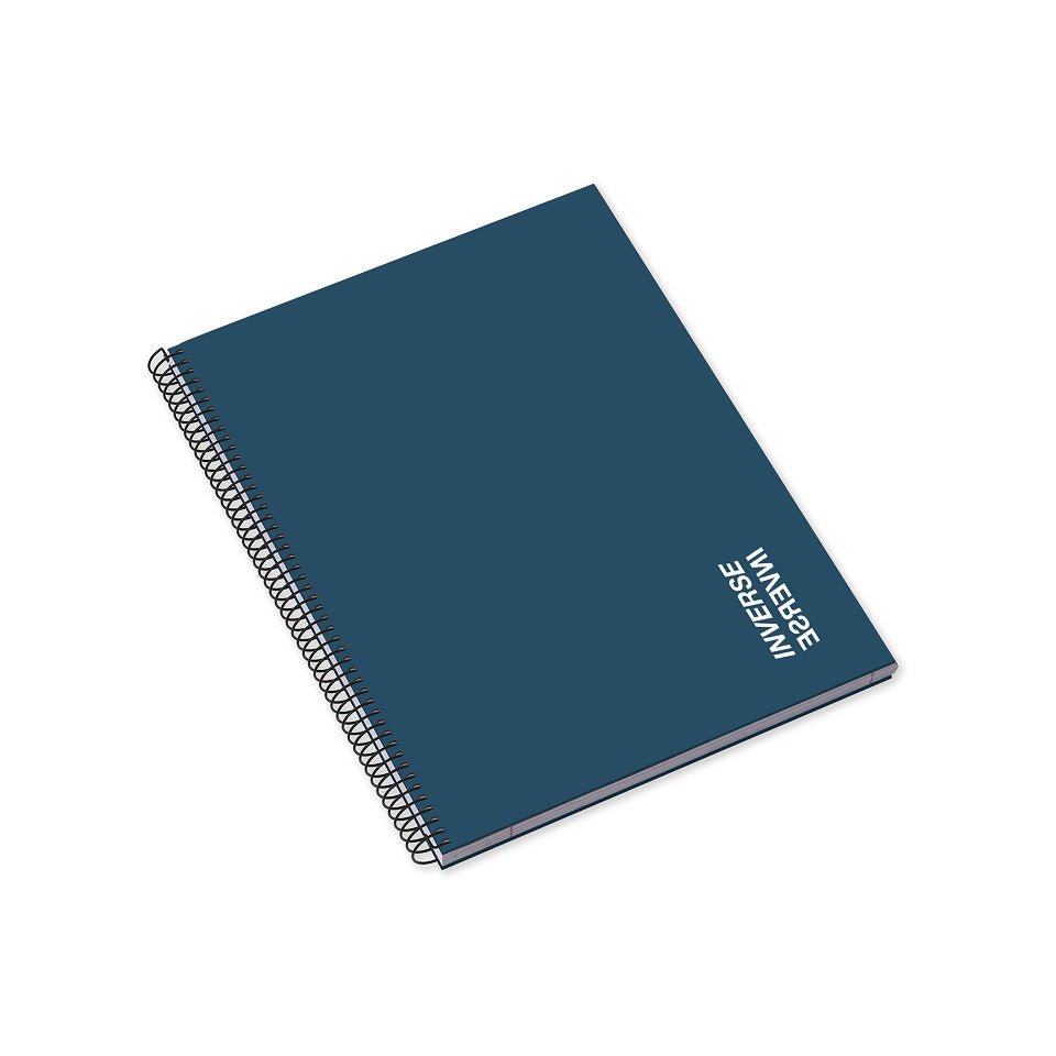 Ambar Caderno Espiral Capa Dura A4 80f 90g Campus Inverse Quadriculado