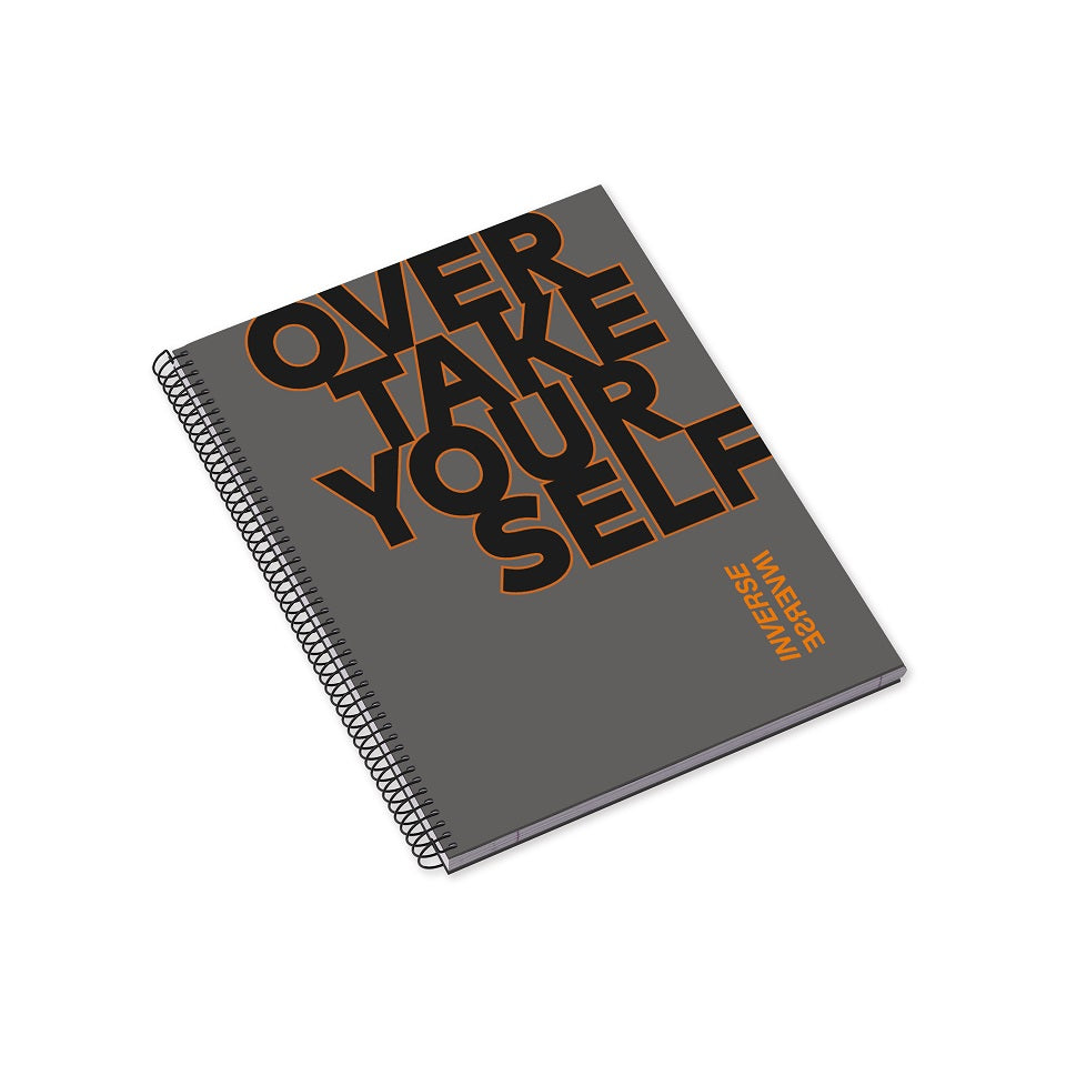 Ambar Caderno Espiral Capa Dura A4 80f 90g Campus Inverse Quadriculado