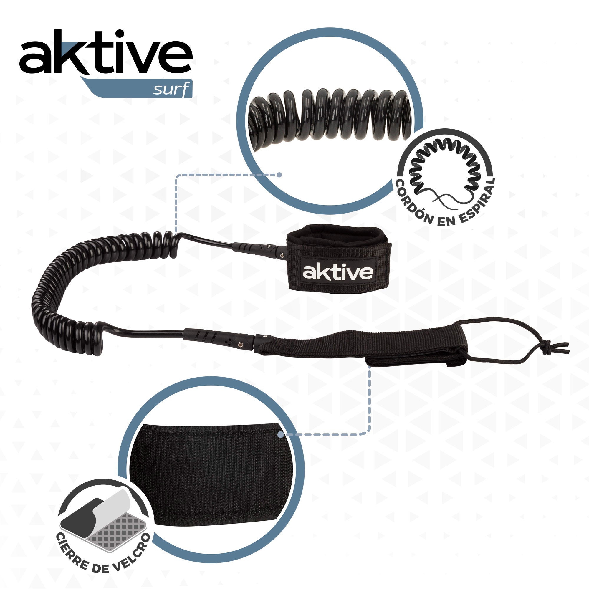 Aktive Leash Paddle Surf Espiral