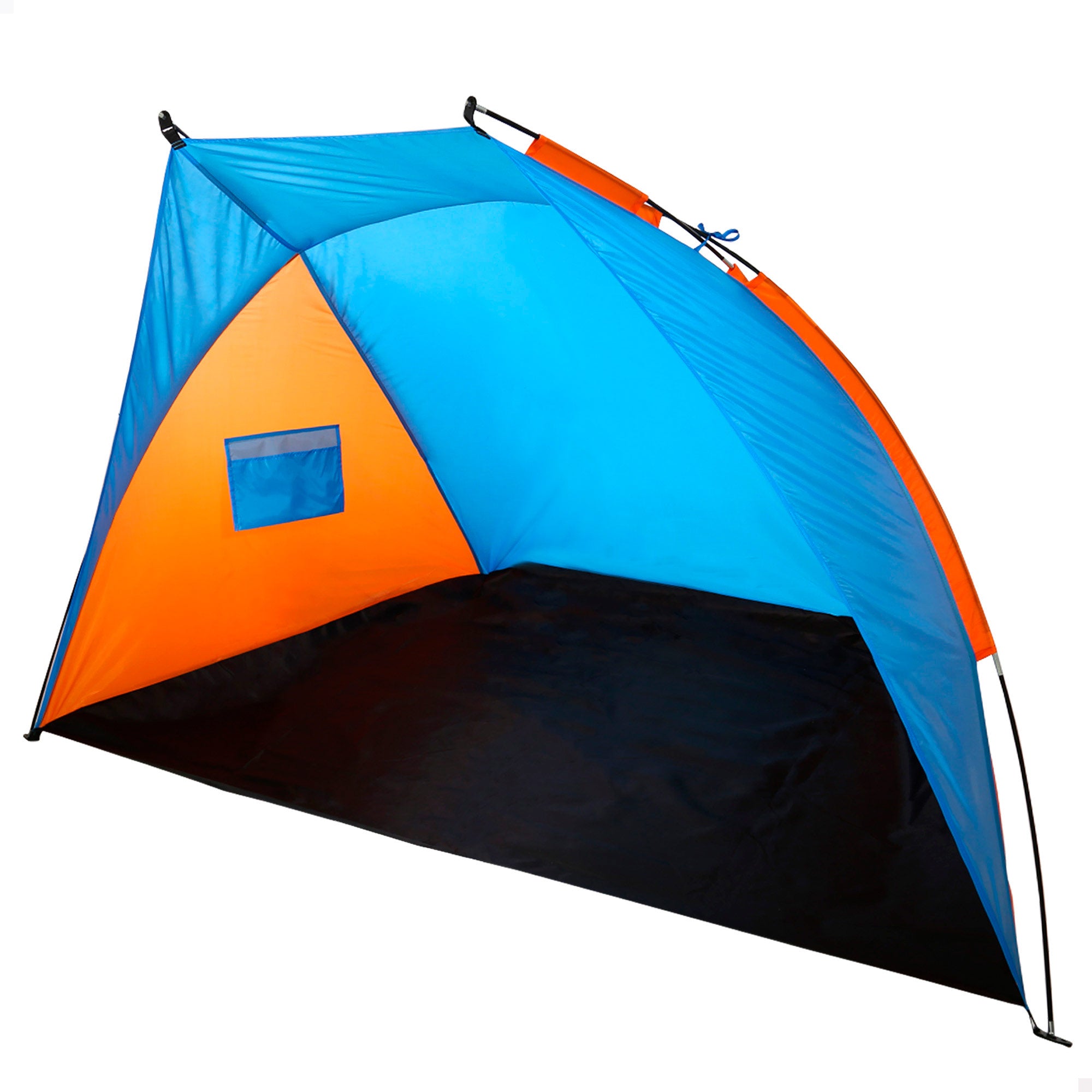 Aktive Tenda Pára-Ventos Azul e Laranja 200 x 125 x 120 cm