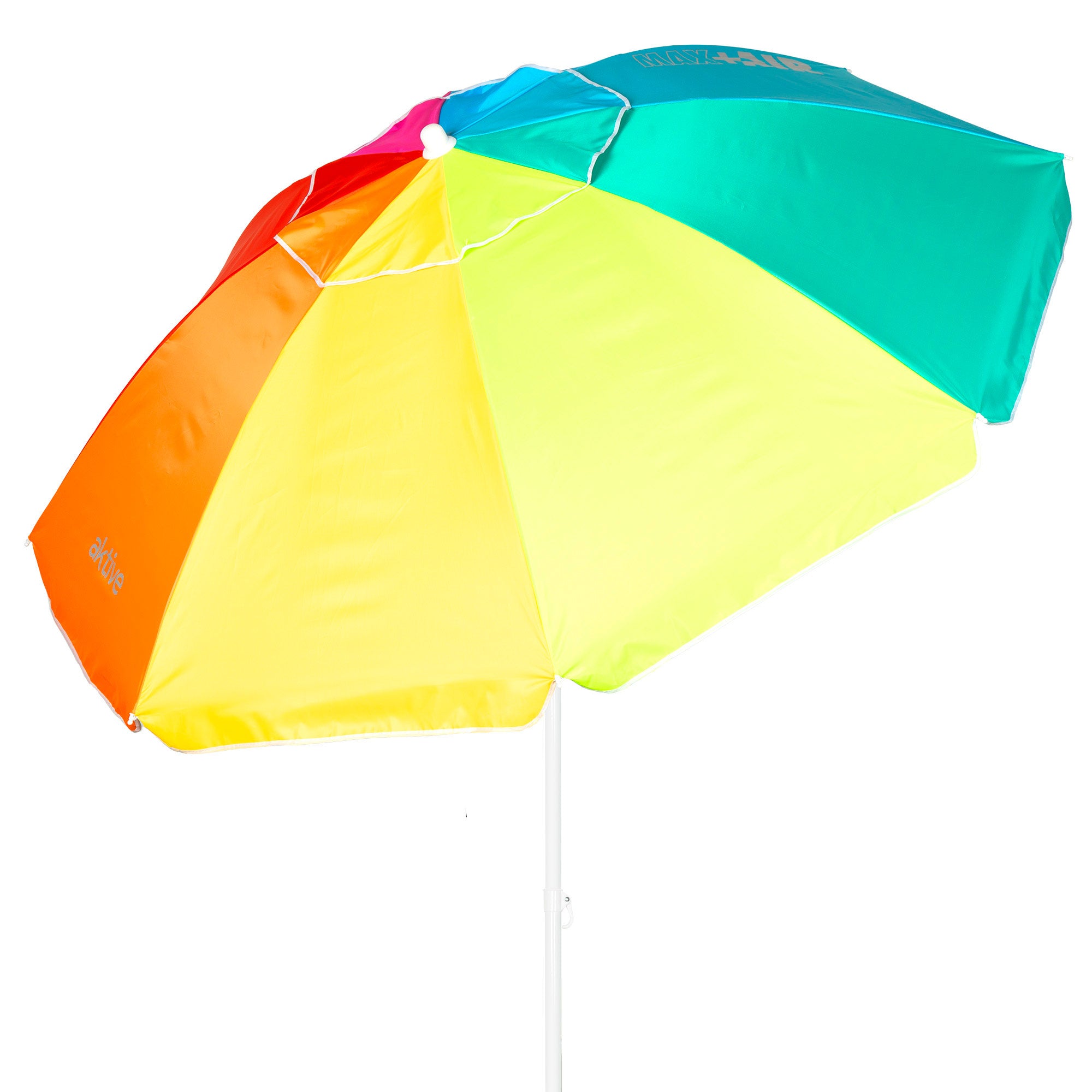 Aktive Guarda-Sol de Praia Anti-Vento 8 Varetas 220 cm Multicolorido