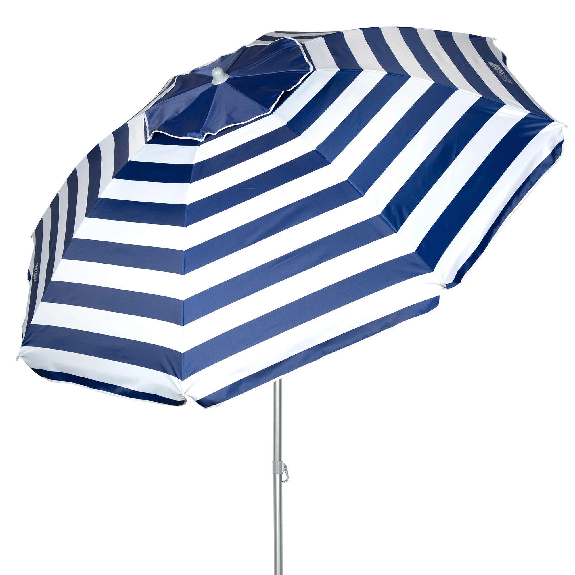 Aktive Guarda-Sol de Praia Anti-Vento 8 Varetas 220 cm Marinho