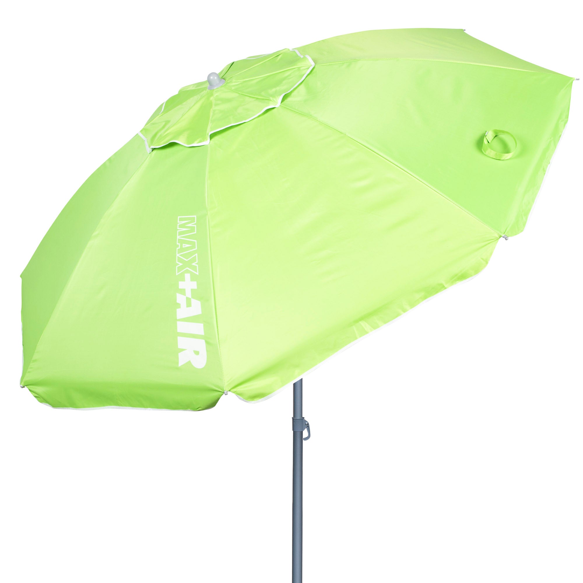 Aktive Guarda-Sol Corta-Vento Ø220 cm com Mastro Basculante e Proteção Uv50 Verde