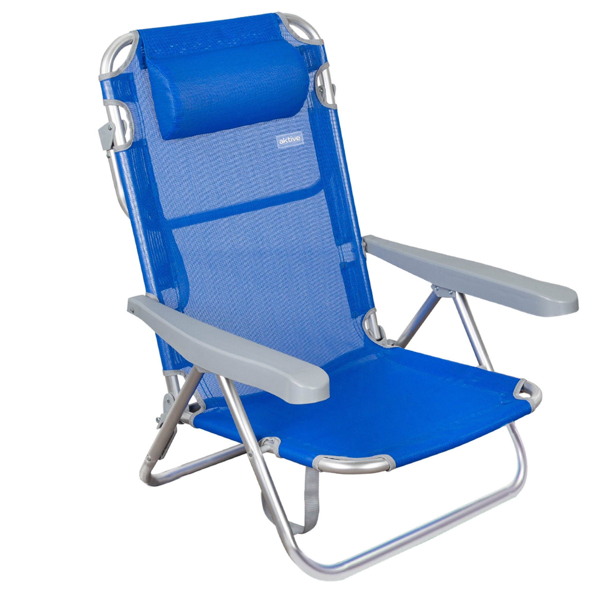 Aktive Cadeira de Praia 5 Posições com Almofada
