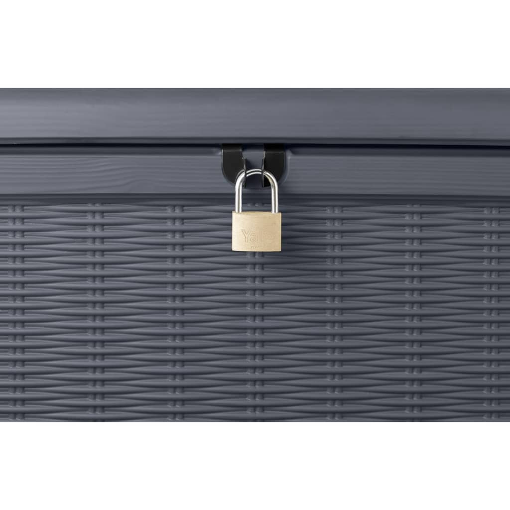 Keter Caixa De Arrumação Para Jardim Borneo 416 L - Antracite