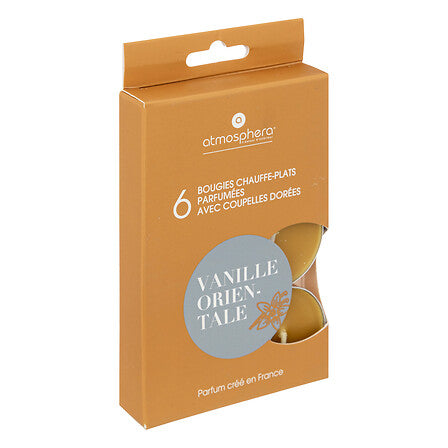 HKH Conjunto 6 Tealights Perfumados Vanille Orientale