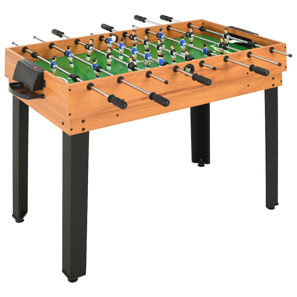 HKH Mesa de Jogos 15 em 1 121x61x82 cm - Castanho