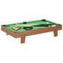 HKH Mini Mesa de Bilhar 92x52x19 cm - Castanho e Verde