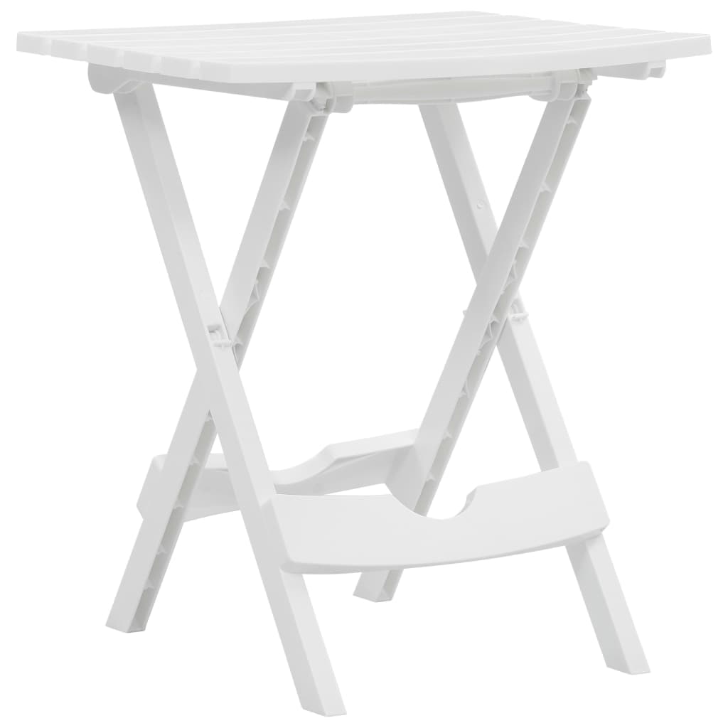 HKH Mesa de Jardim Dobrável 45,5x38,5x50 Cm - Branco