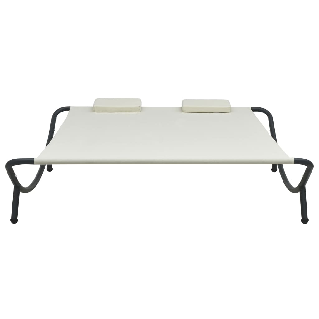 HKH Espreguiçadeira De Exterior Em Tecido - Creme