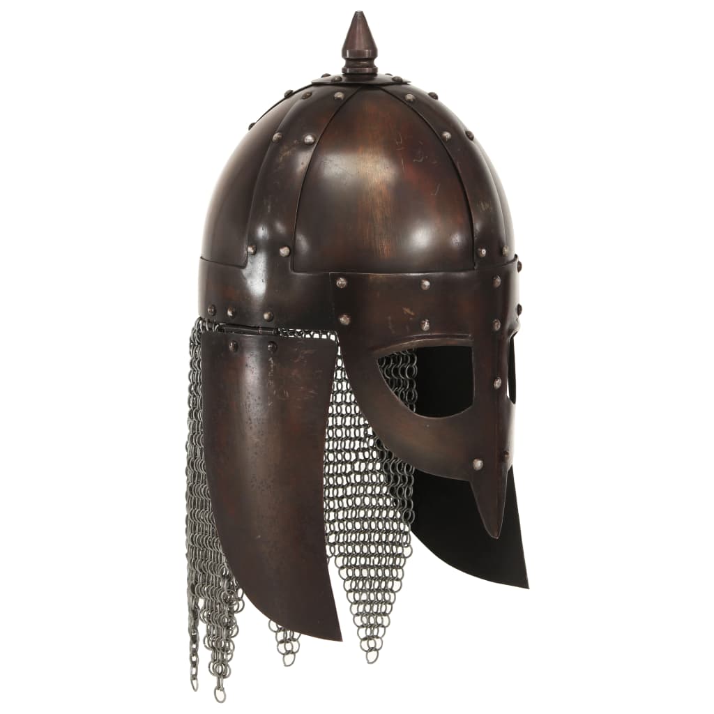 HKH Capacete Soldado Viking Réplica LARP - Aço cobre