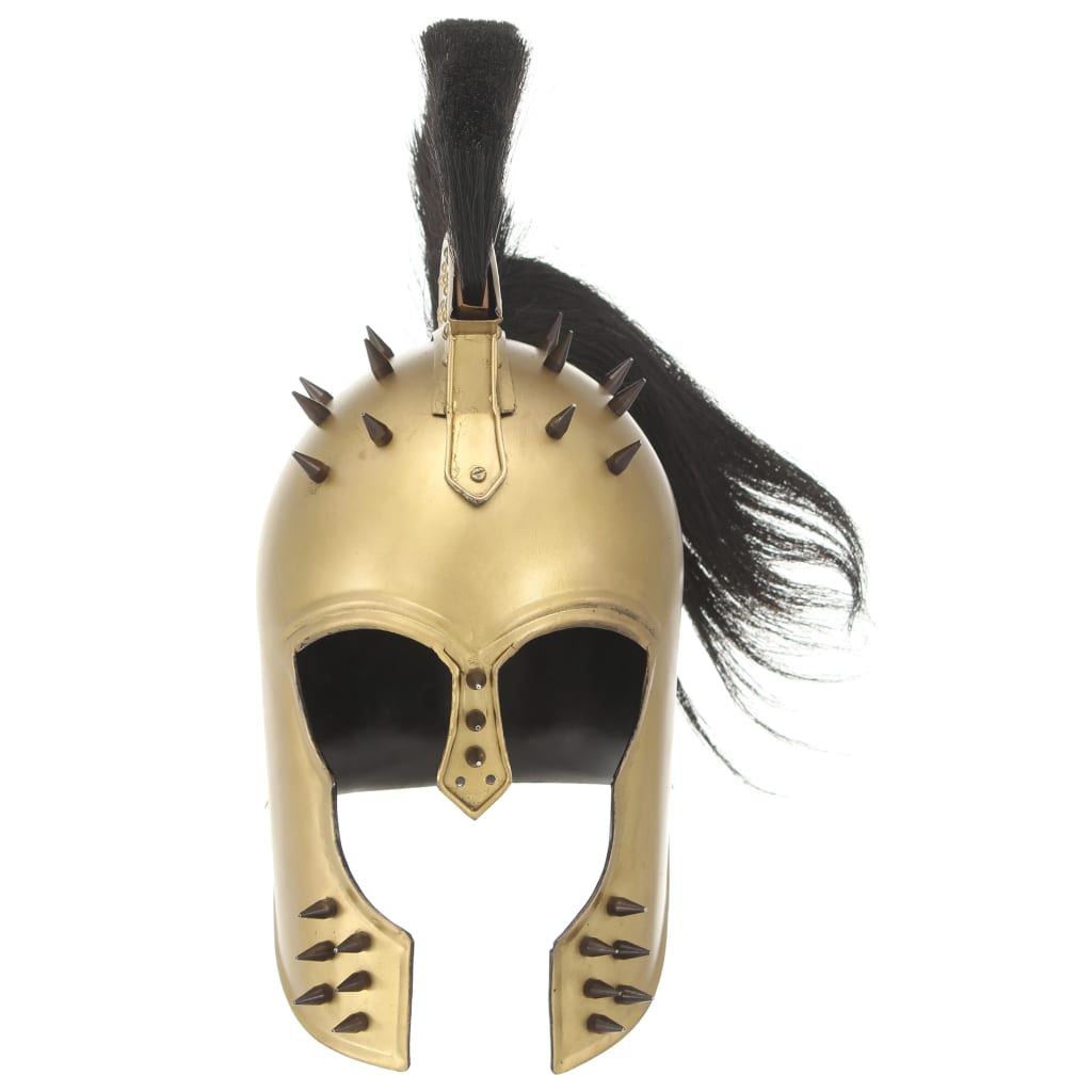 HKH Capacete de Soldado Grego Réplica LARP - Aço Bronze