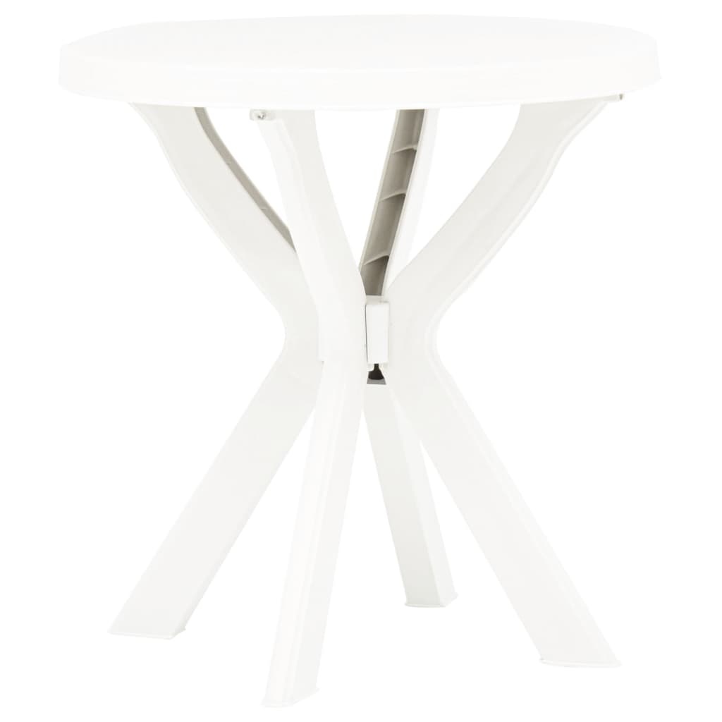 HKH Mesa de Bistrô Ã˜70 Cm Plástico - Branco